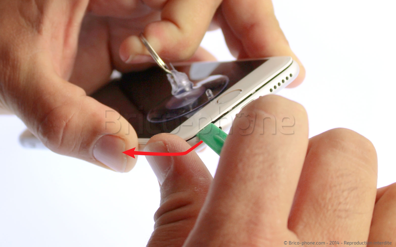 Changement du haut-parleur interne sur iPhone 6 photo 3