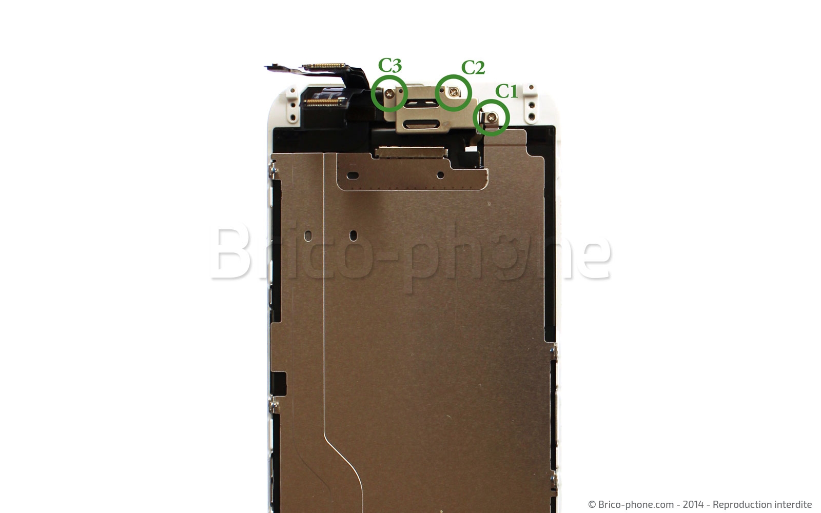 Changement du haut-parleur interne sur iPhone 6 photo 1