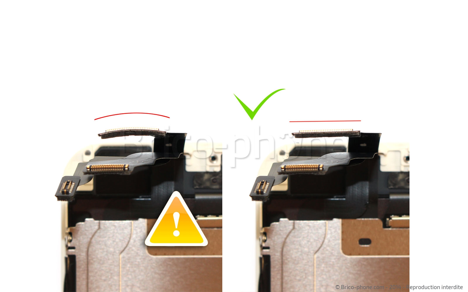 Changement du haut-parleur interne sur iPhone 6 photo 2