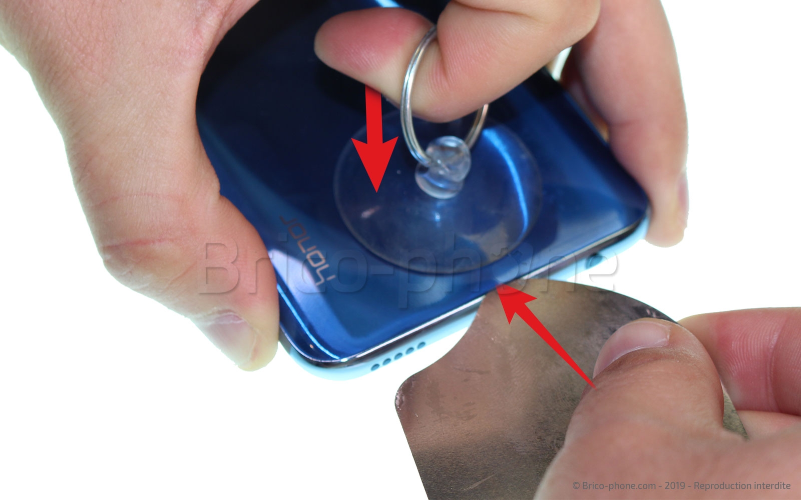 Changement de coque arrière sur Honor 10 Lite photo 1