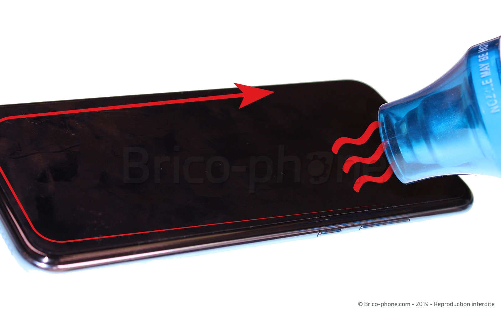 Changement de bloc écran (vitre + LCD) sur Honor 10 Lite photo 1