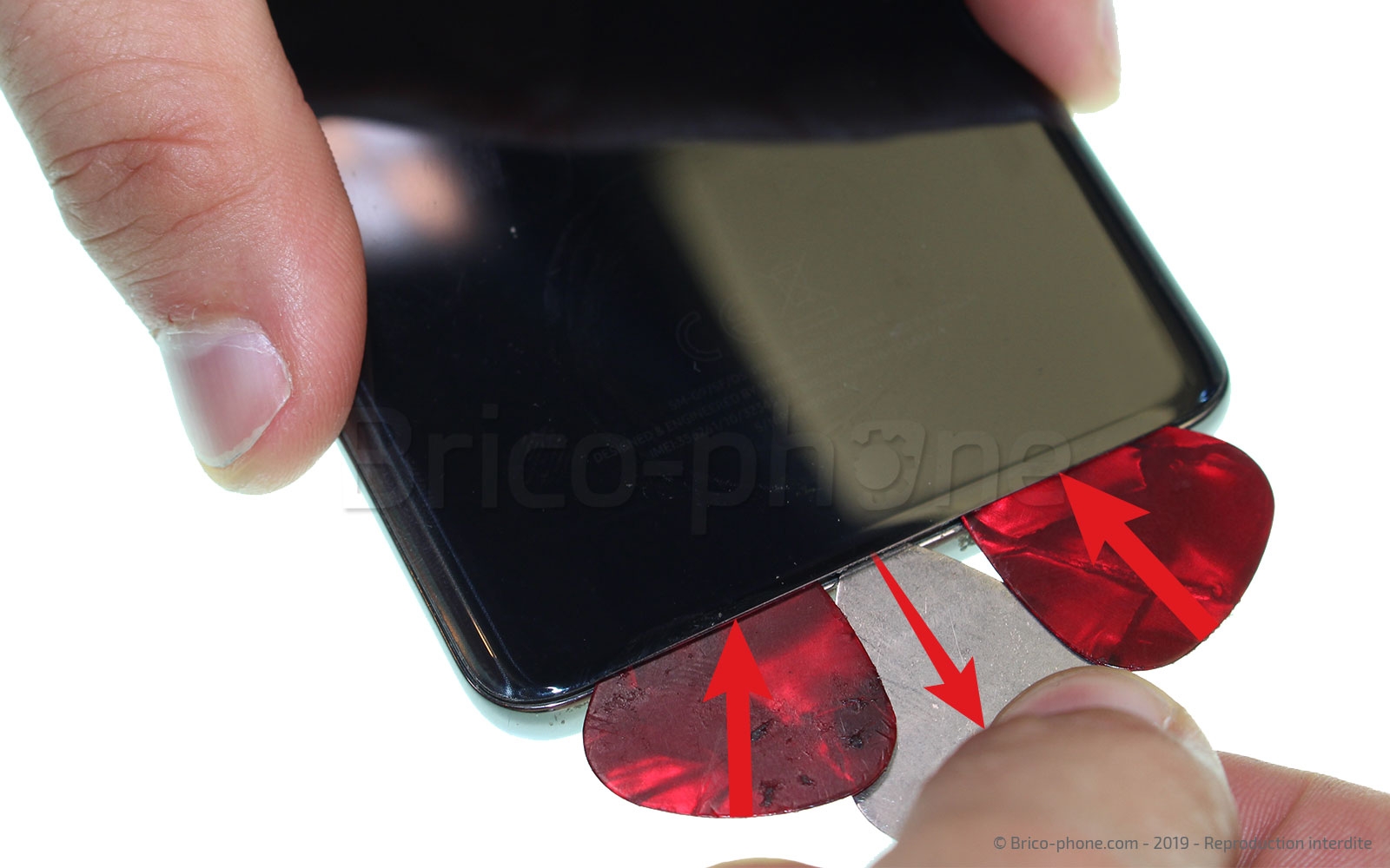 Changement de vitre arrière sur Galaxy S10 Plus photo 2