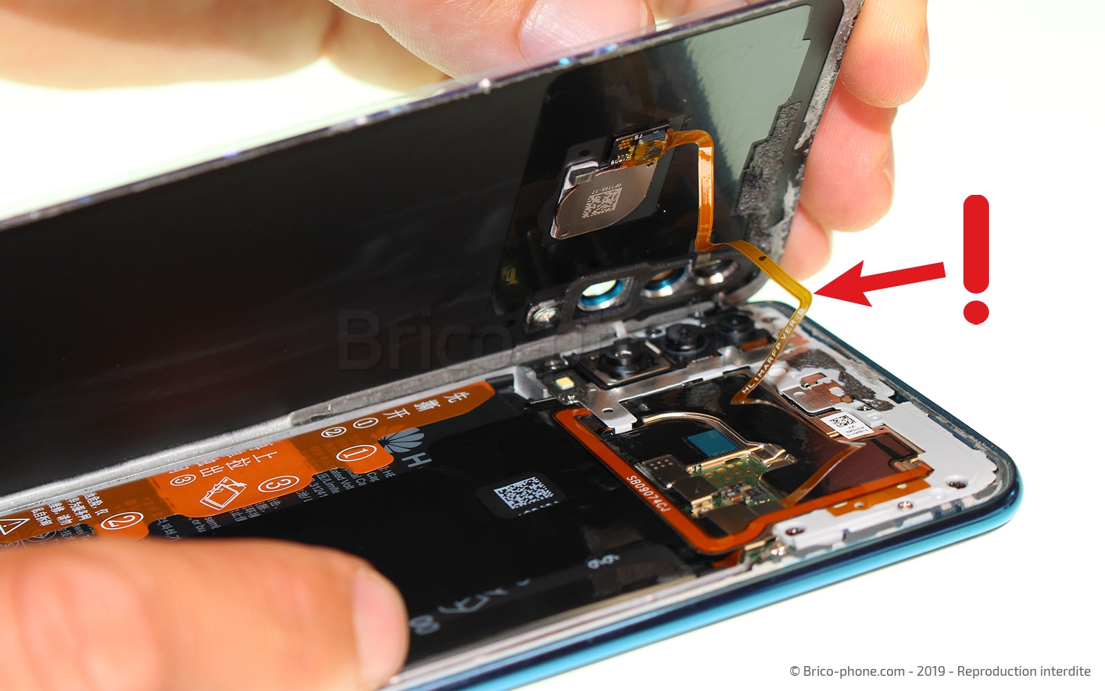 Changement de connecteur de charge sur P30 Lite photo 3