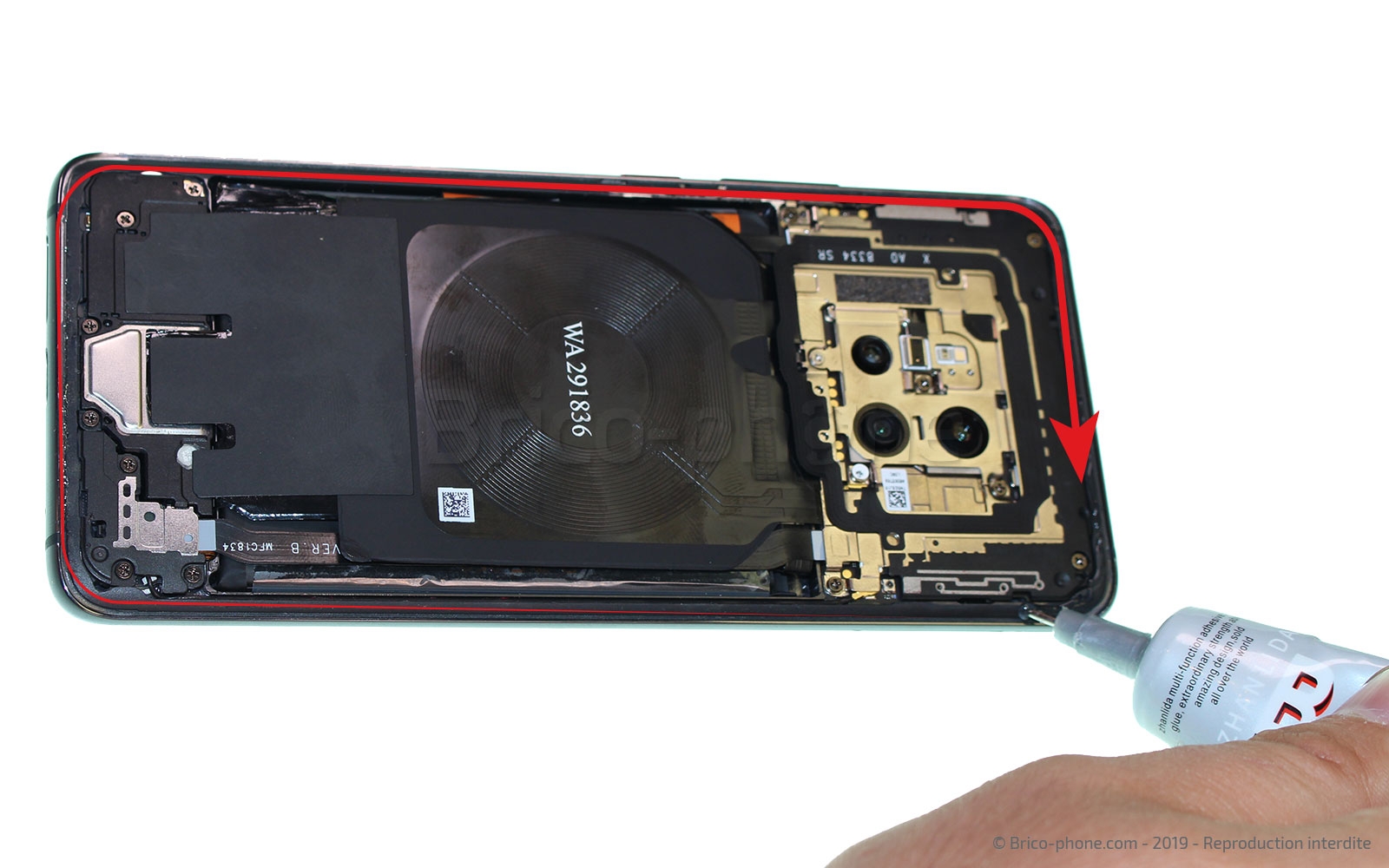 Changement de connecteur de charge sur Mate 20 Pro photo 2