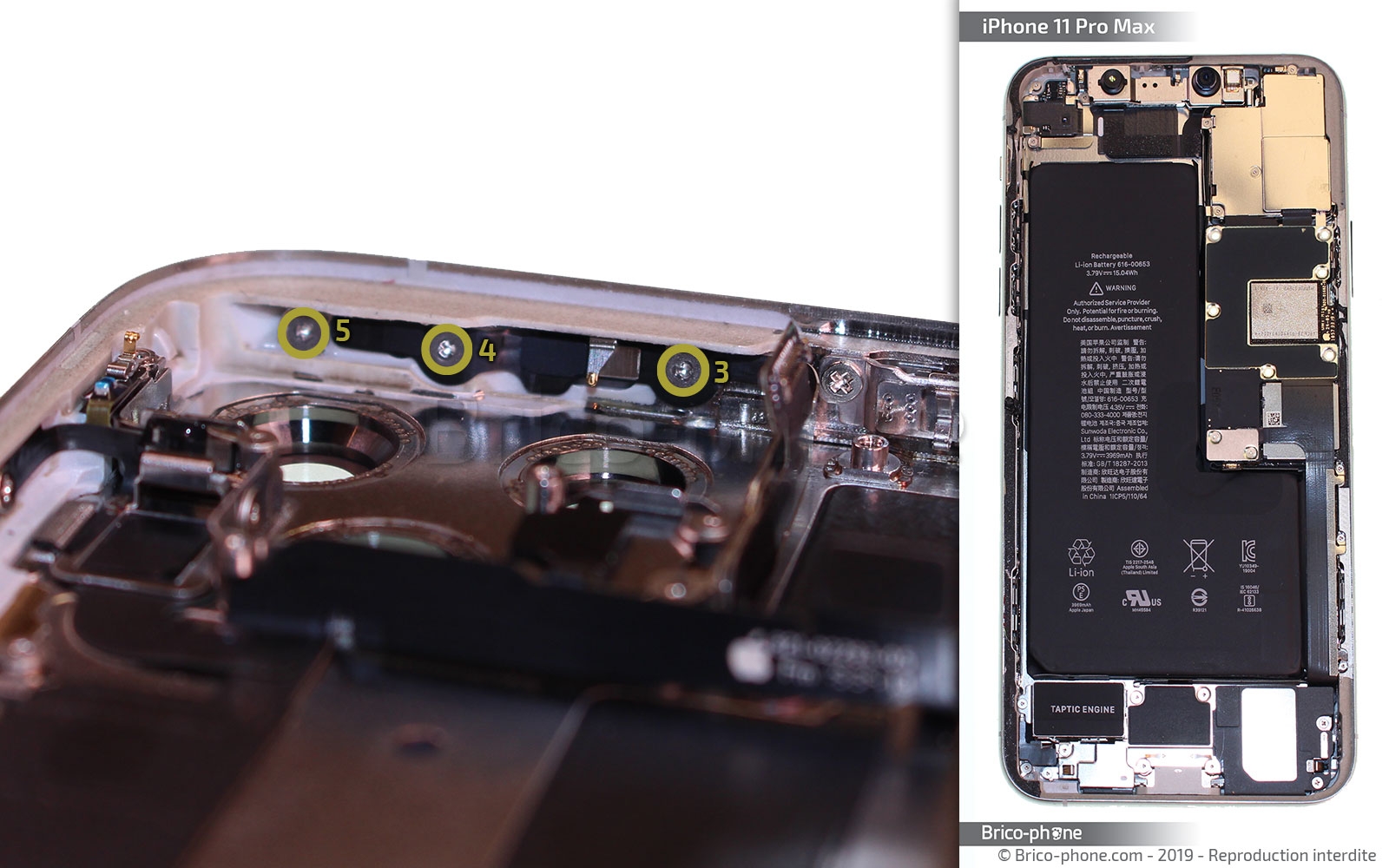 Démontage complet  sur iPhone 11 Pro Max photo 2