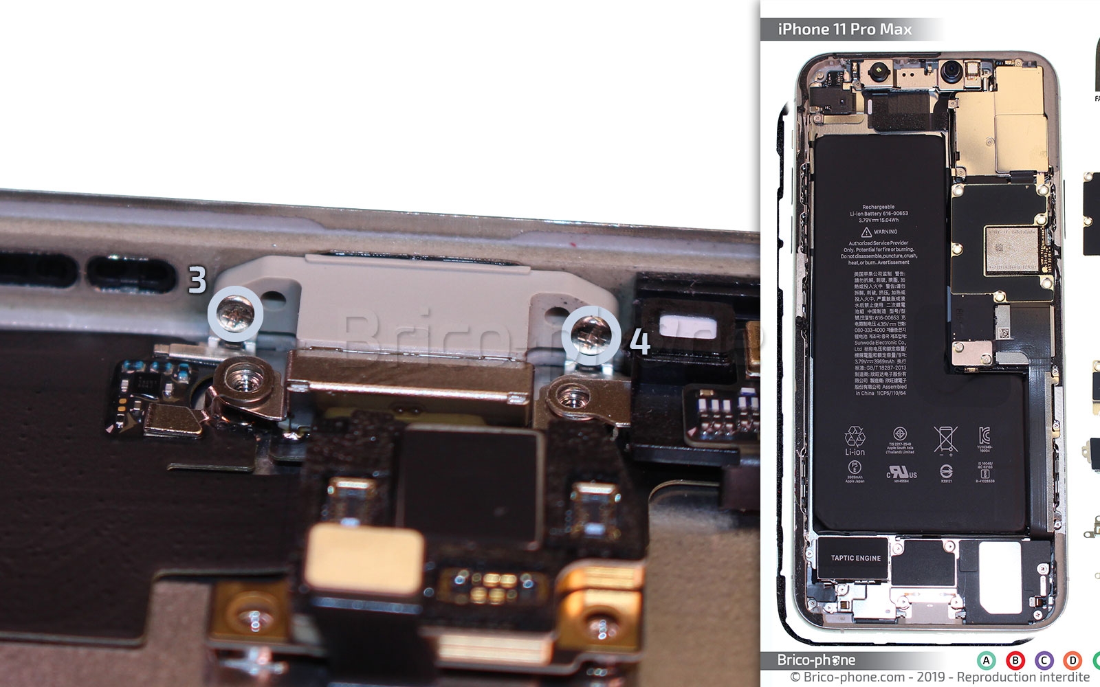 Démontage complet  sur iPhone 11 Pro Max photo 4