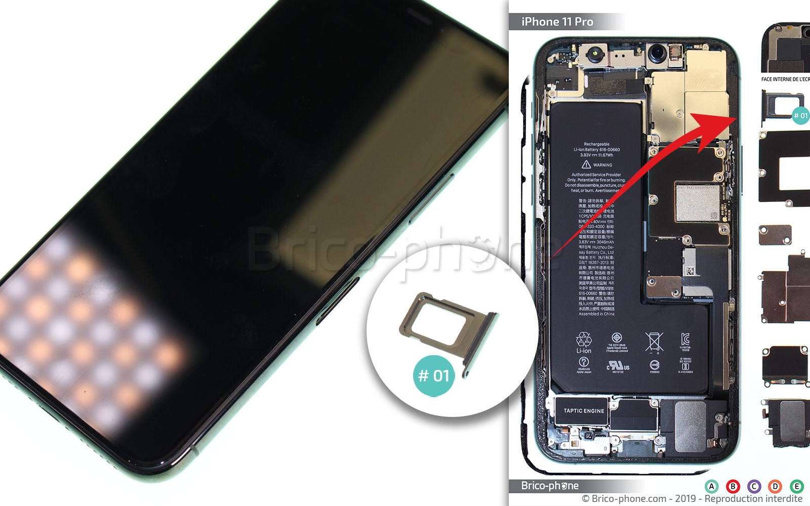 Démontage complet sur iPhone 11 Pro photo 3