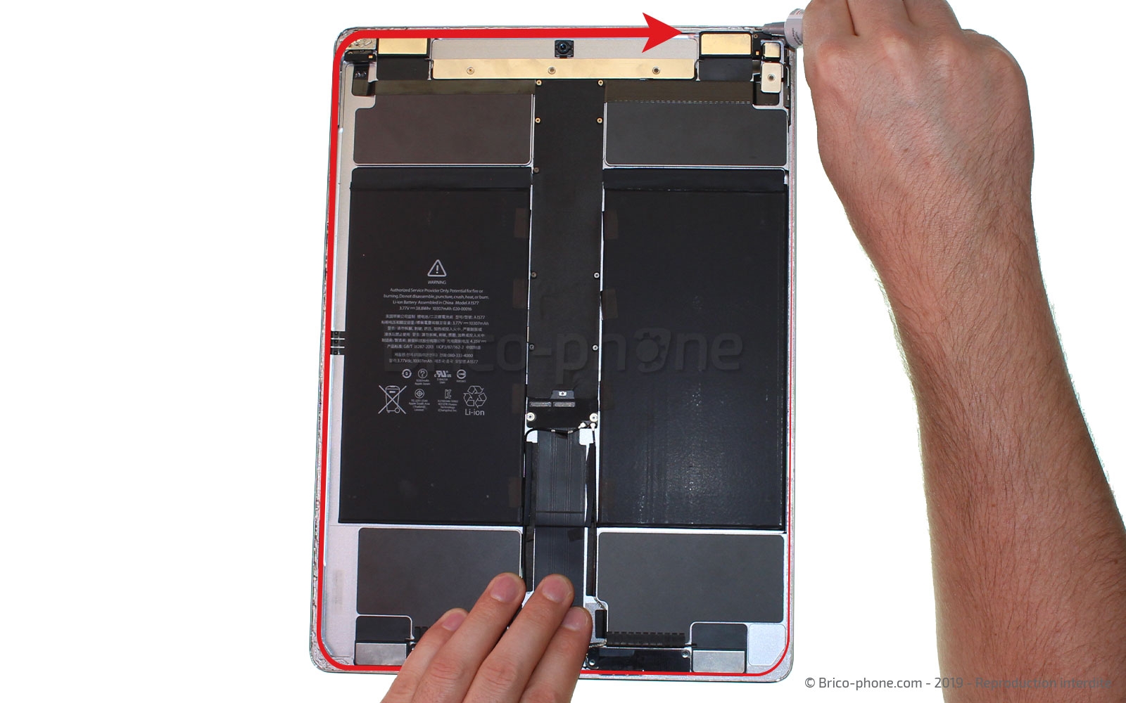 Changement de la batterie sur iPad Pro 12-9 2015 photo 2