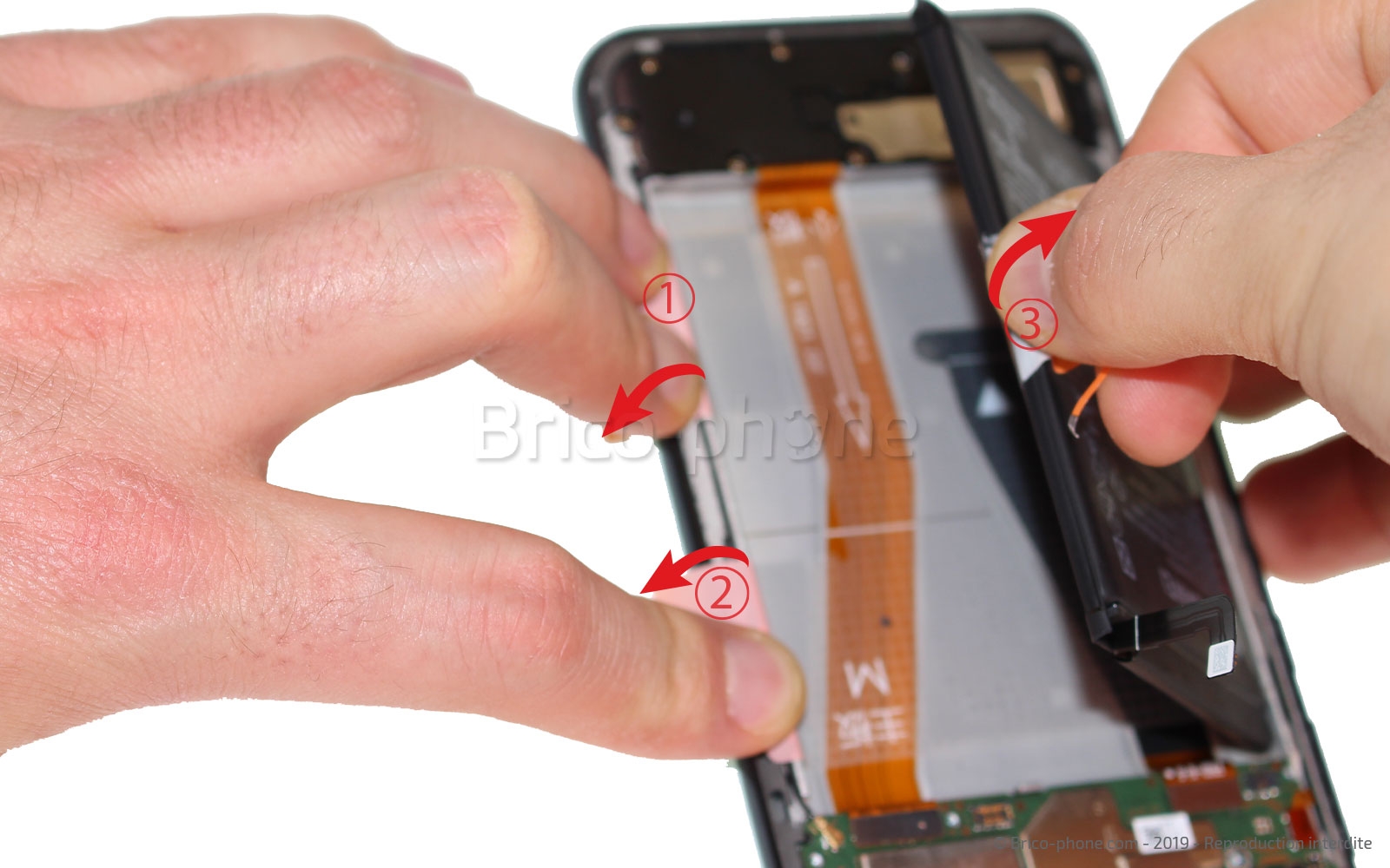 Changement de batterie sur P Smart Z photo 3