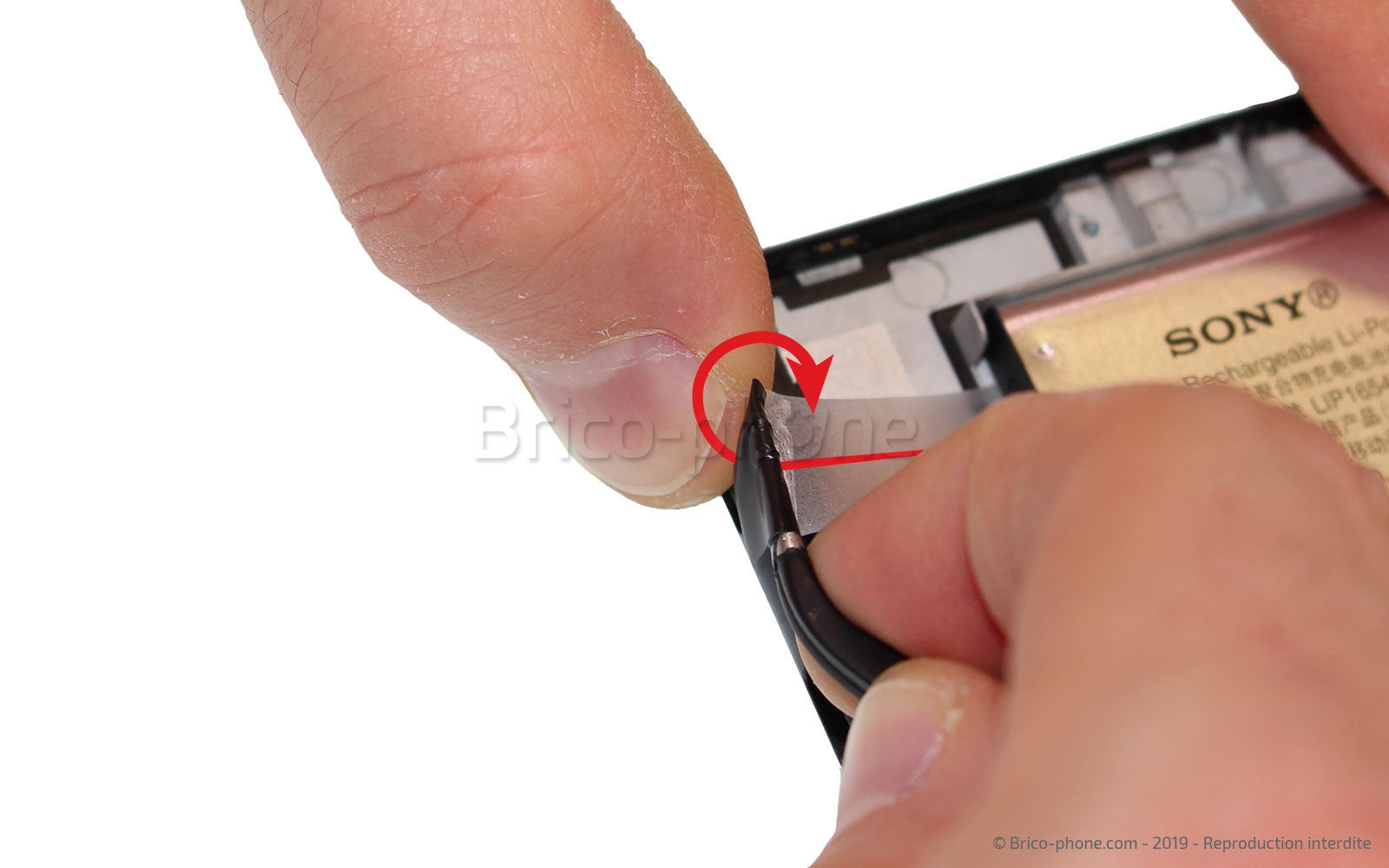 Changement du bloc écran avec châssis sur Xperia L3 - L3 Dual photo 2