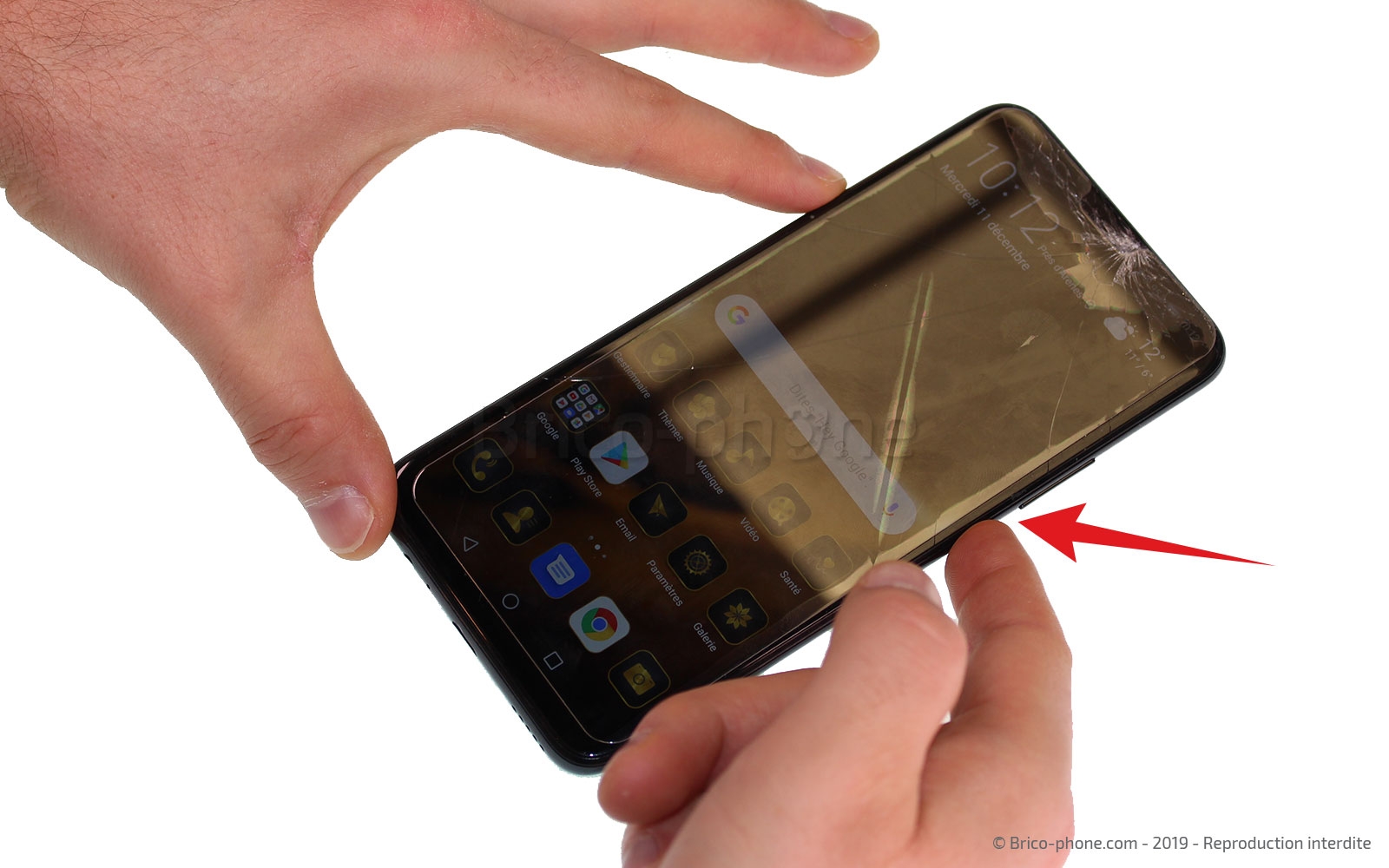 Changement du connecteur de charge sur P Smart Z photo 2