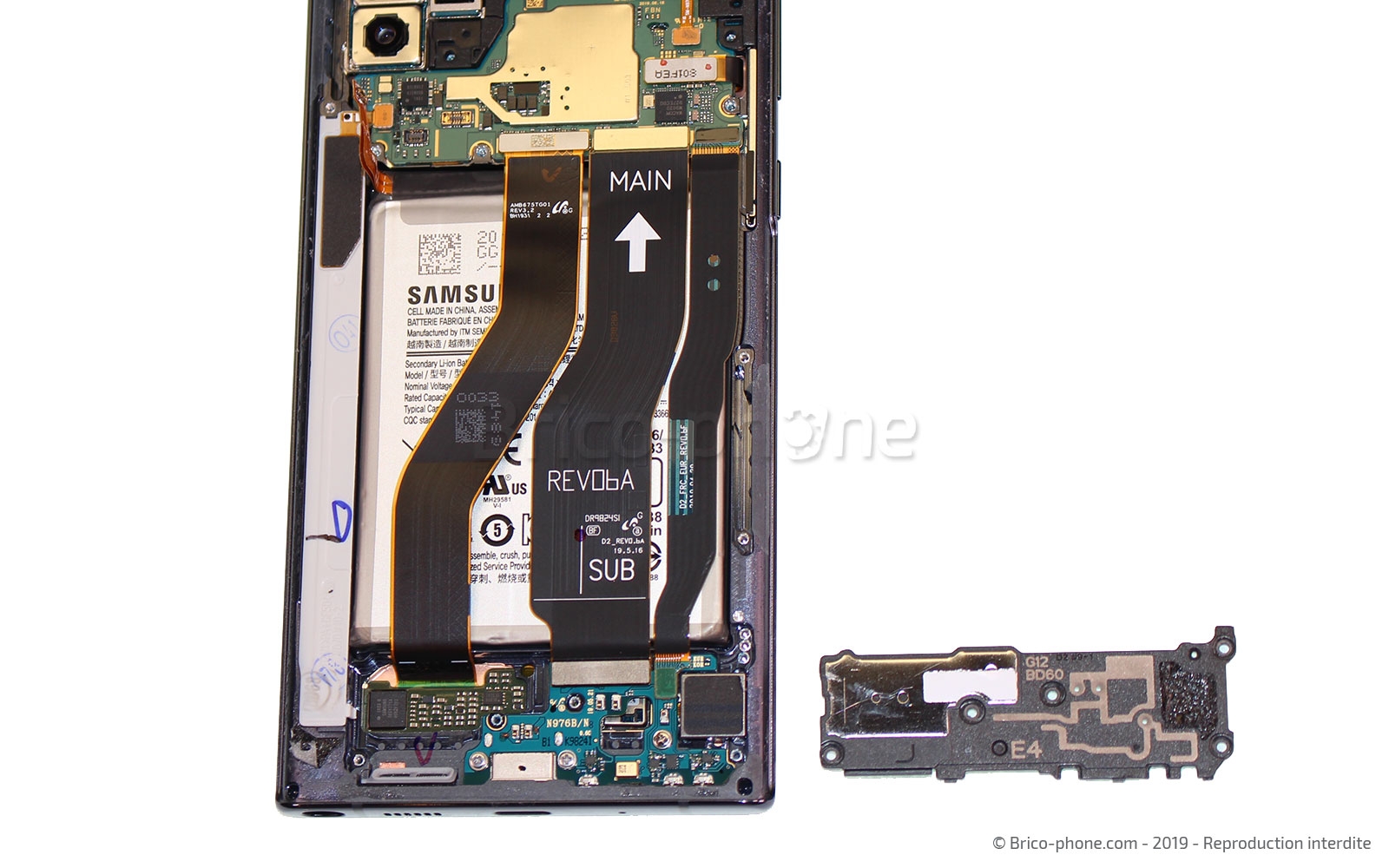 Démontage complet sur Galaxy Note 10 Plus photo 3