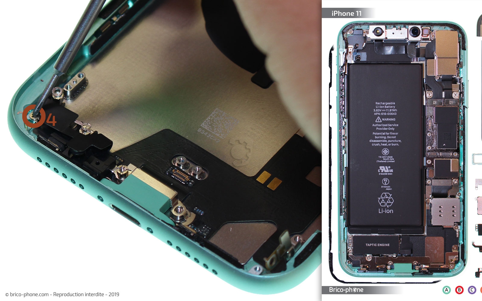 Démontage complet  sur iPhone 11 photo 1