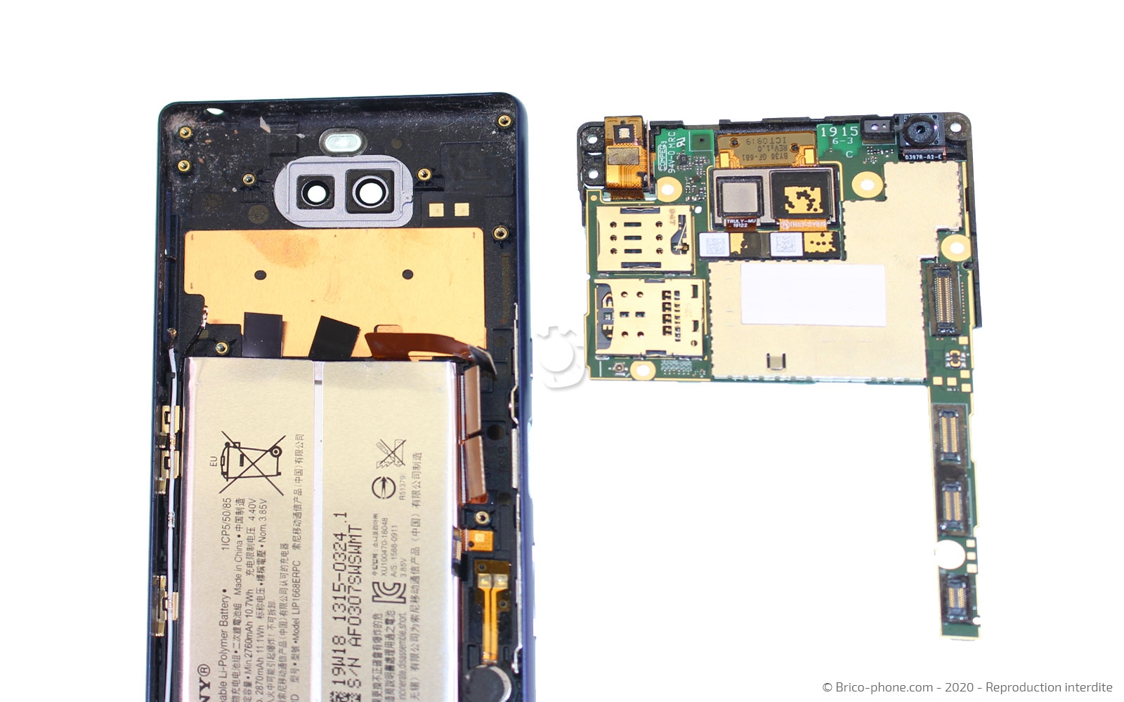 Démontage complet sur Xperia 10 photo 3