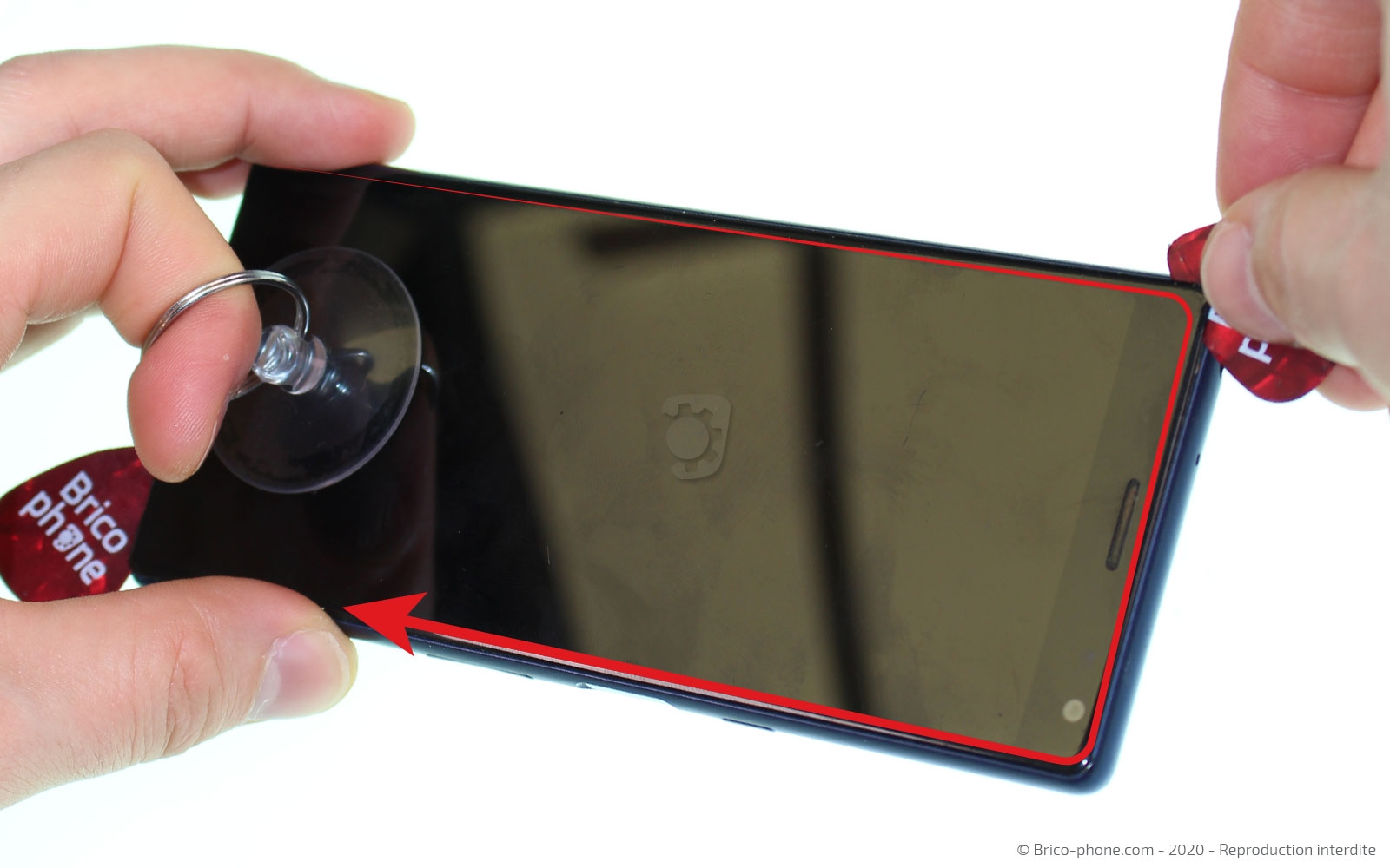 Changement de l'écran (Vitre+LCD) sur Xperia 10 photo 3