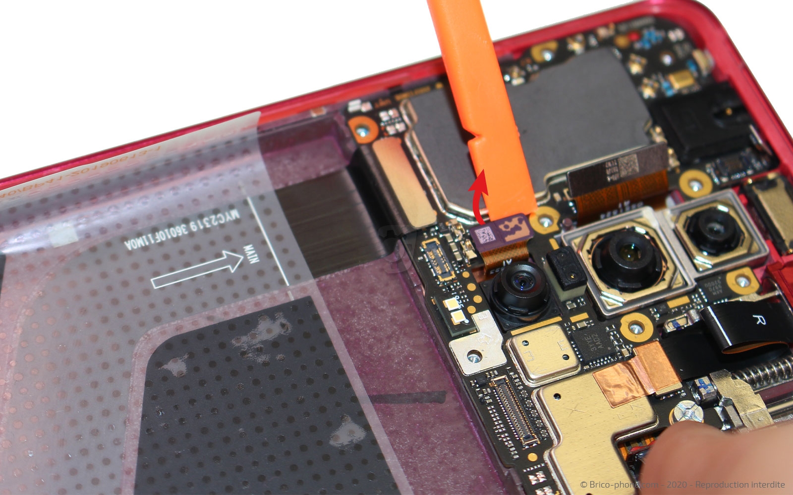 Changement du bloc écran sur châssis sur Mi 9T - Mi 9T Pro photo 3