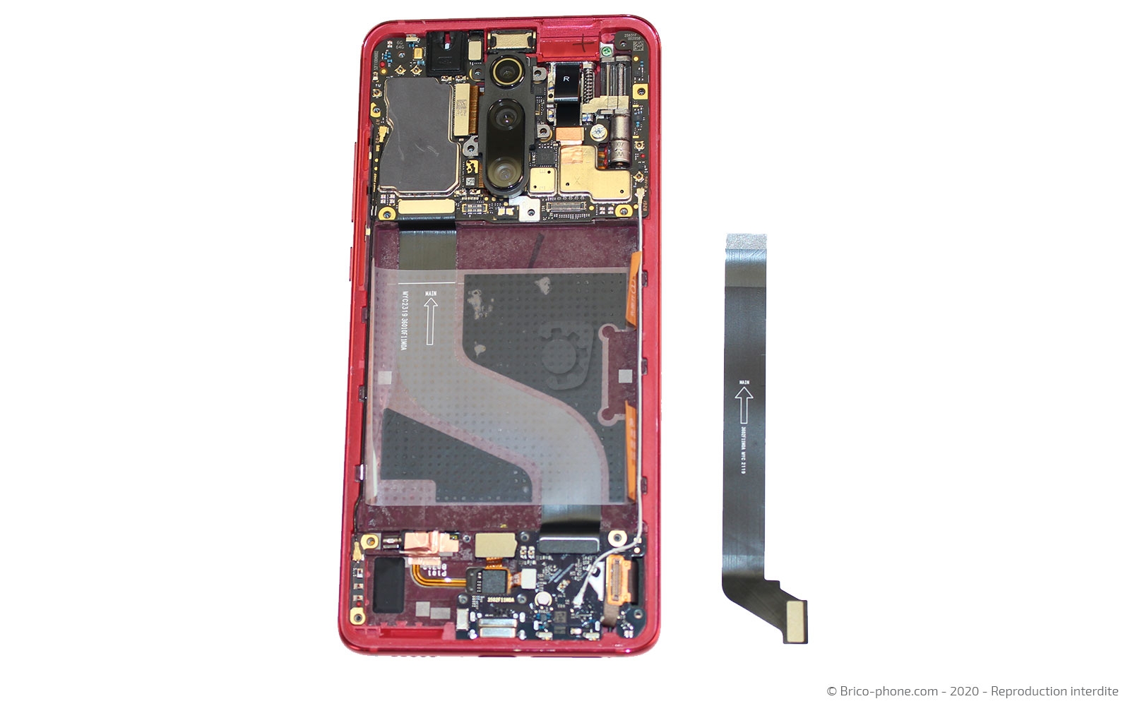 Changement du bloc écran sur châssis sur Mi 9T - Mi 9T Pro photo 3