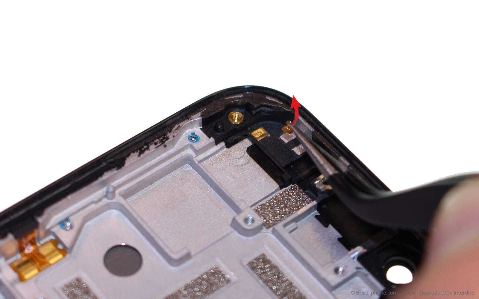 Changement du bloc écran avec châssis sur Mi A3 photo 4