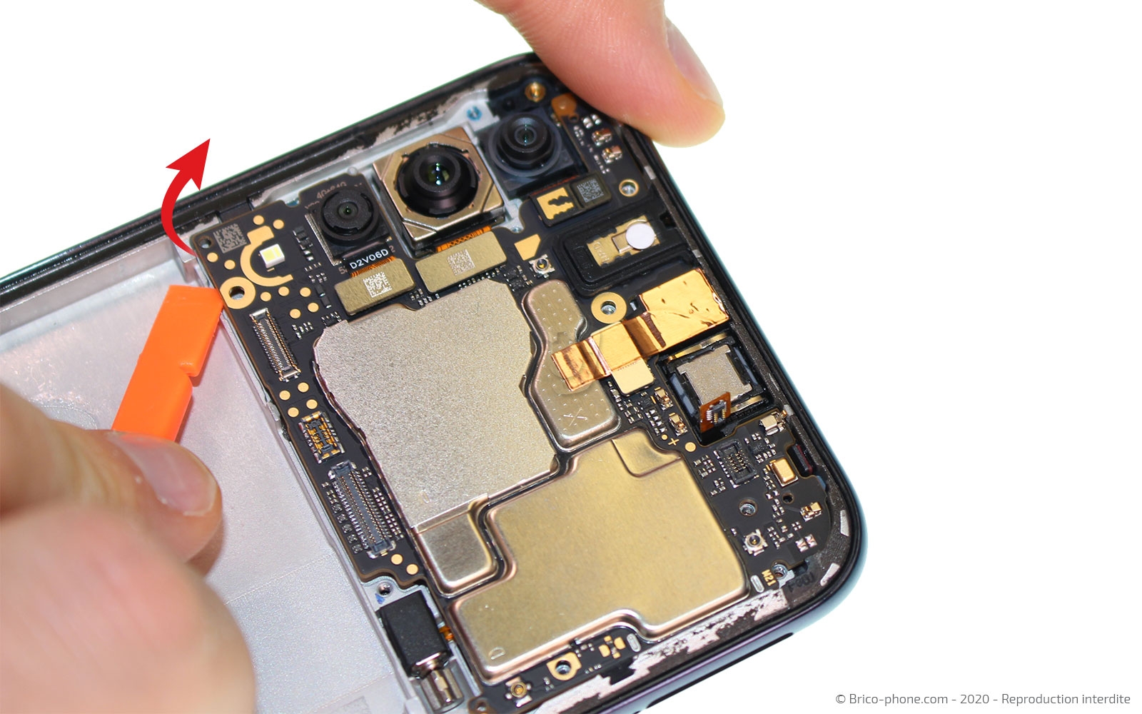 Changement du bloc écran avec châssis sur Mi A3 photo 1