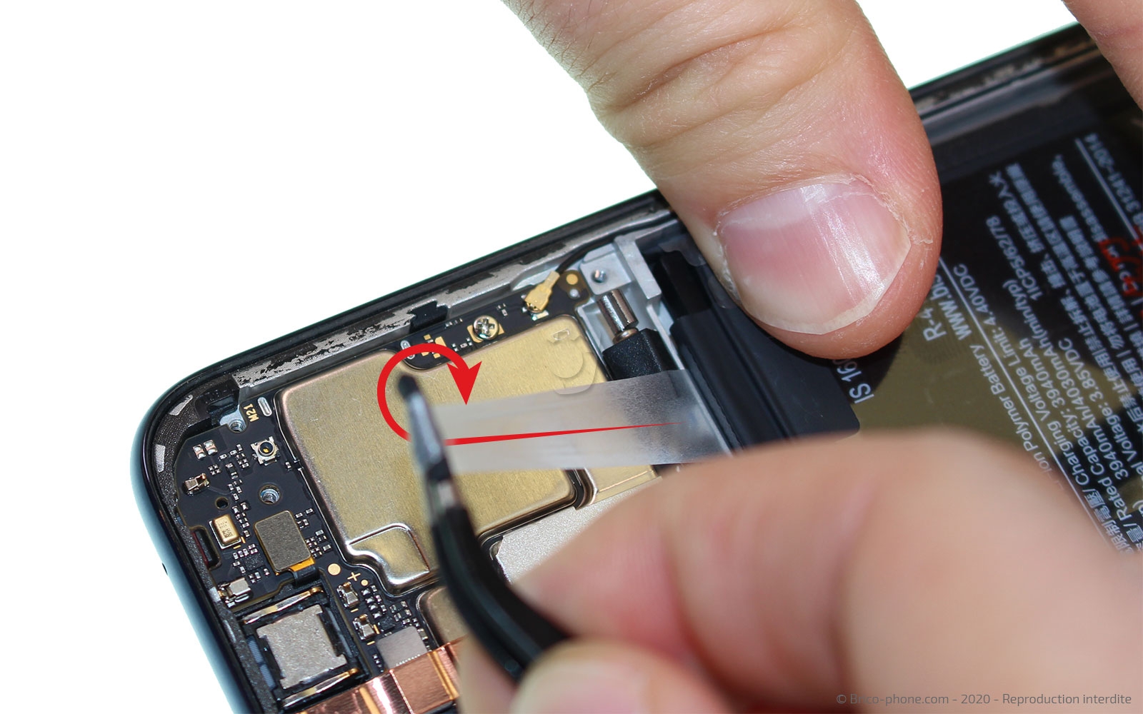 Changement de batterie sur Mi A3 photo 2