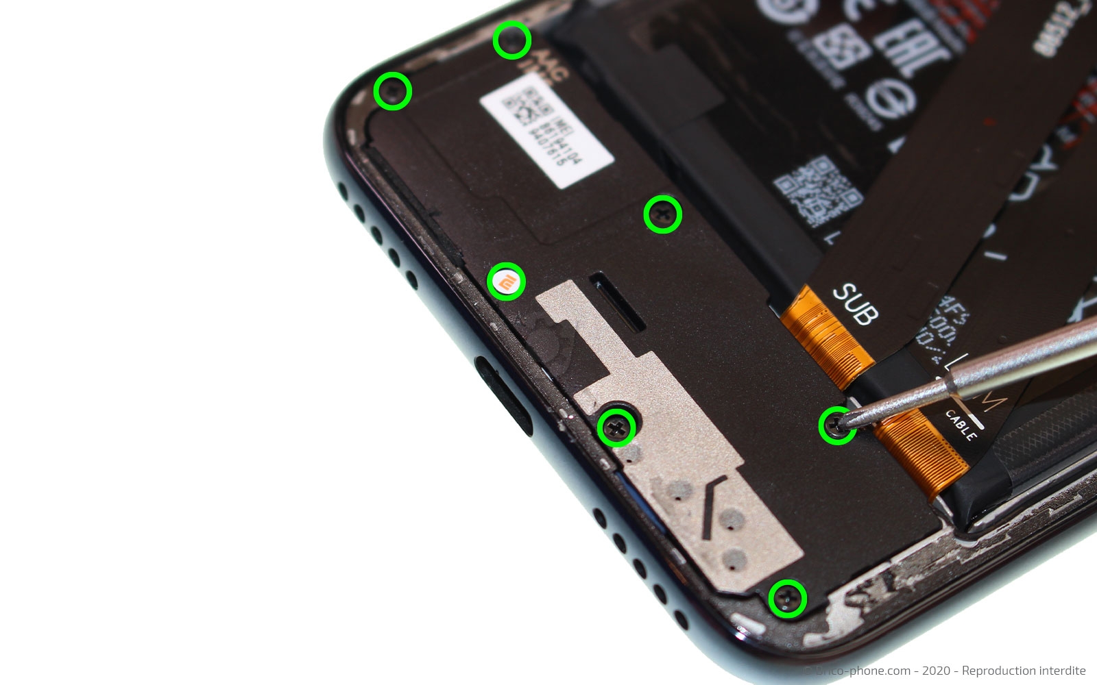 Changement de batterie sur Mi A3 photo 1