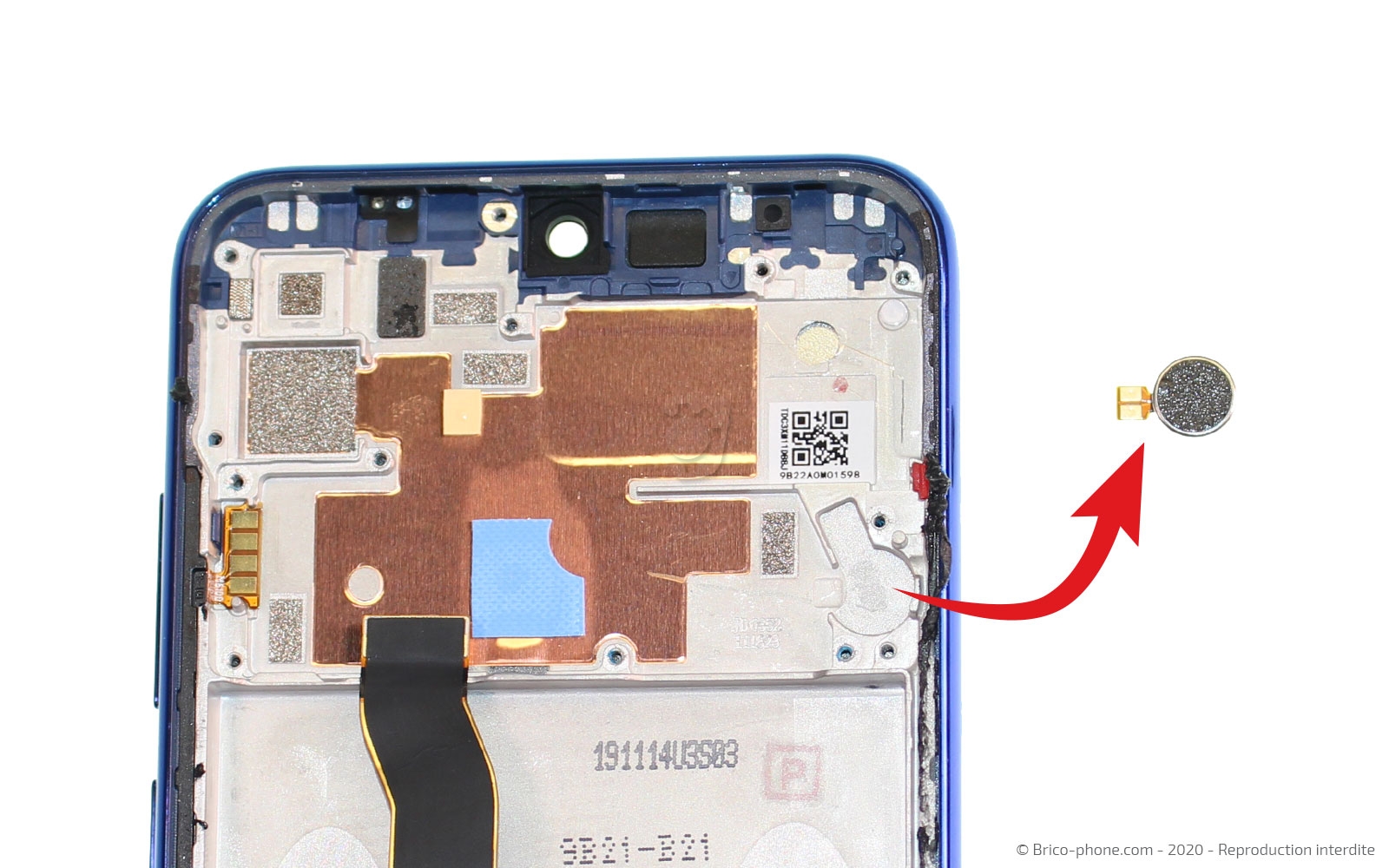 Démontage complet sur Redmi Note 8T photo 4