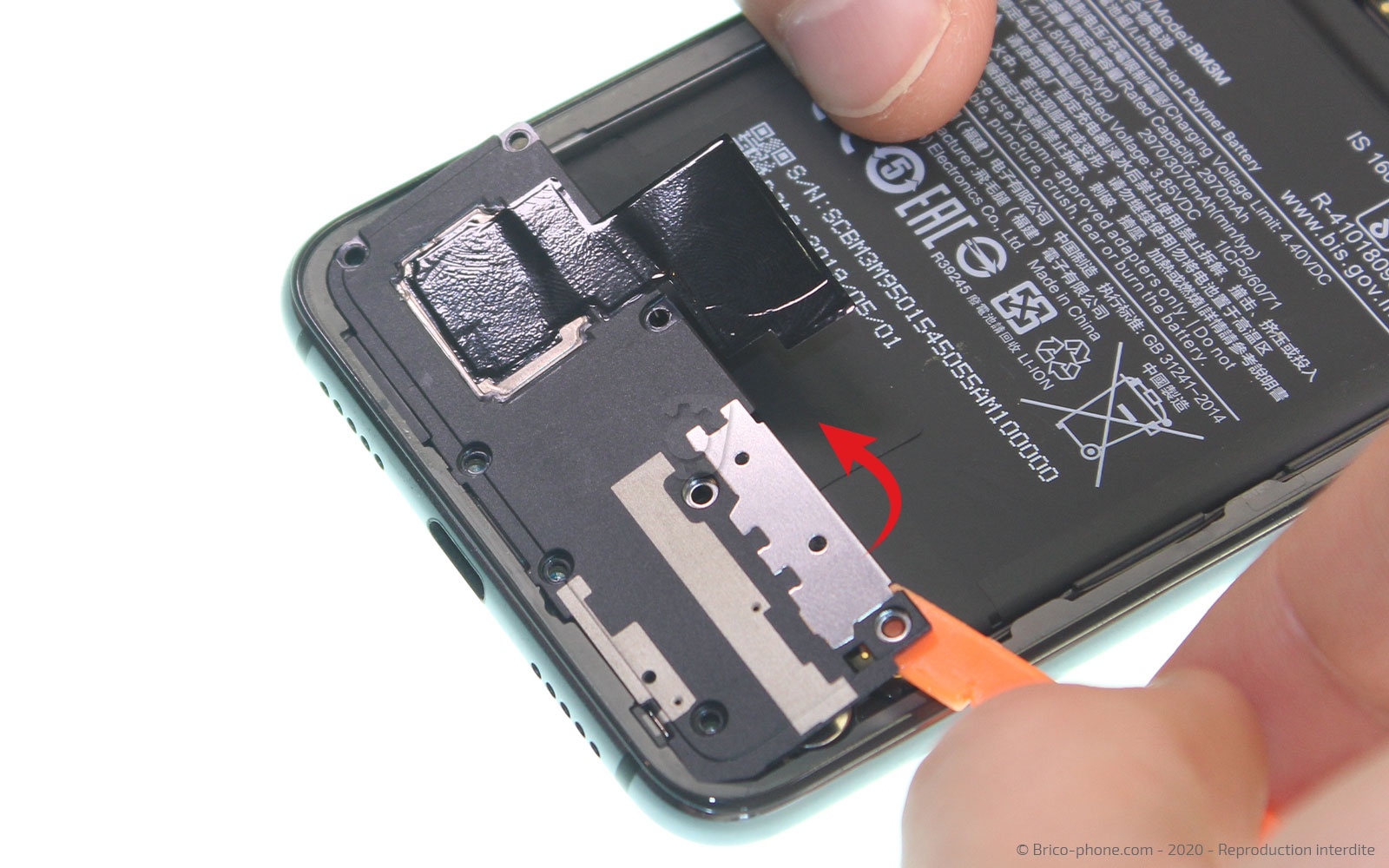 Changement du connecteur de charge  sur Mi 9 SE photo 2