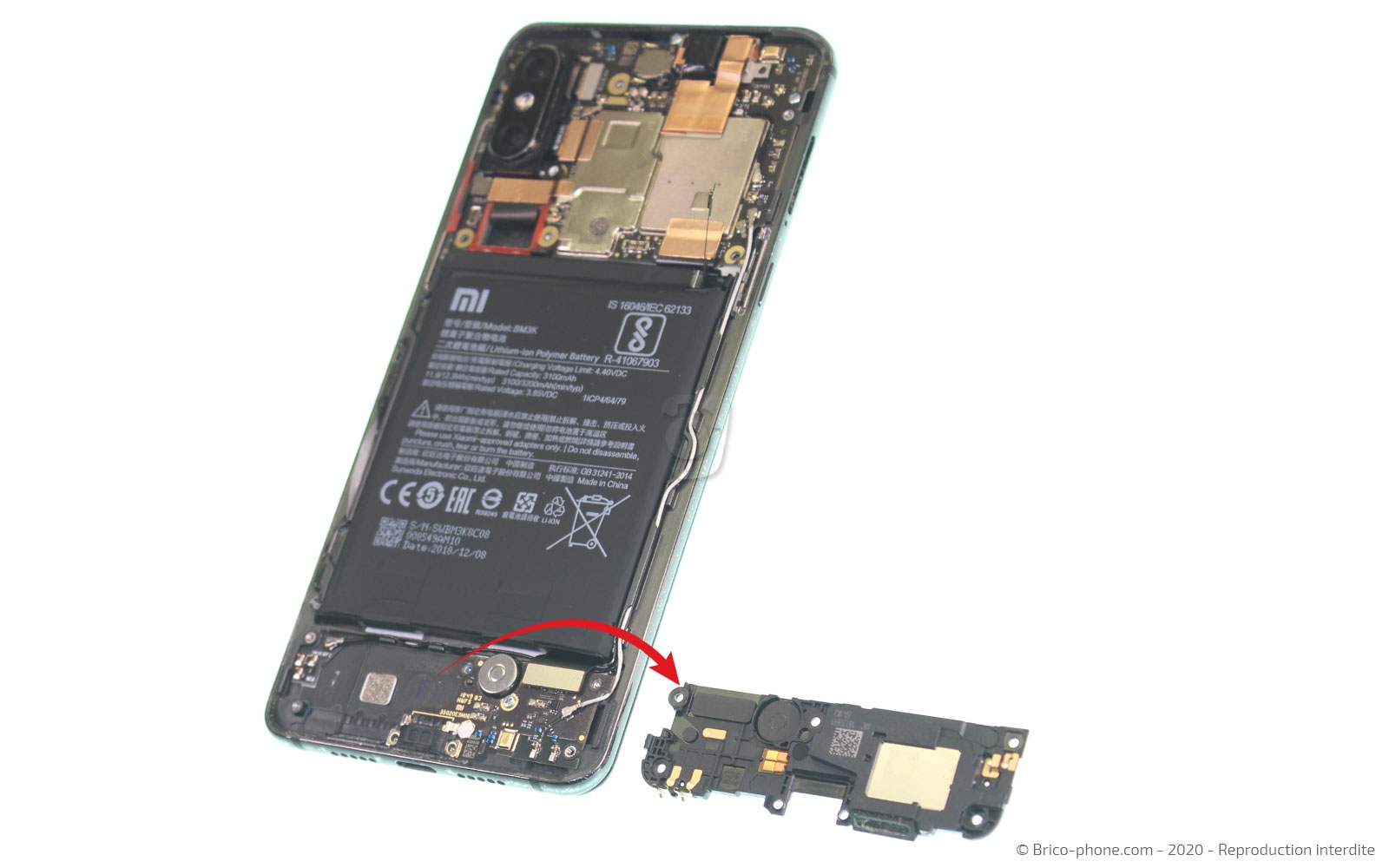 Démontage complet sur Mi Mix 3 photo 3