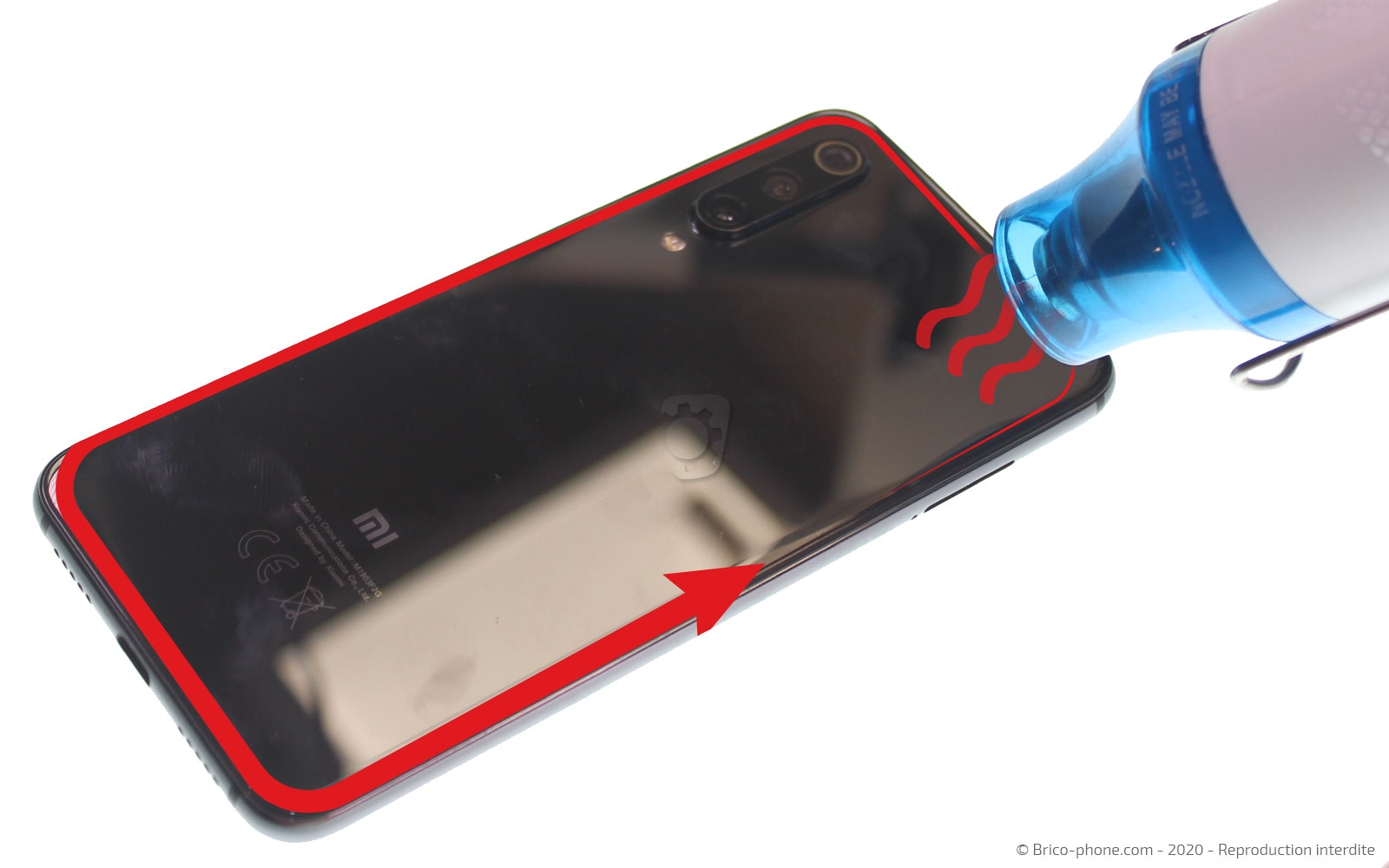 Changement du bloc écran sur Mi 9 SE photo 2