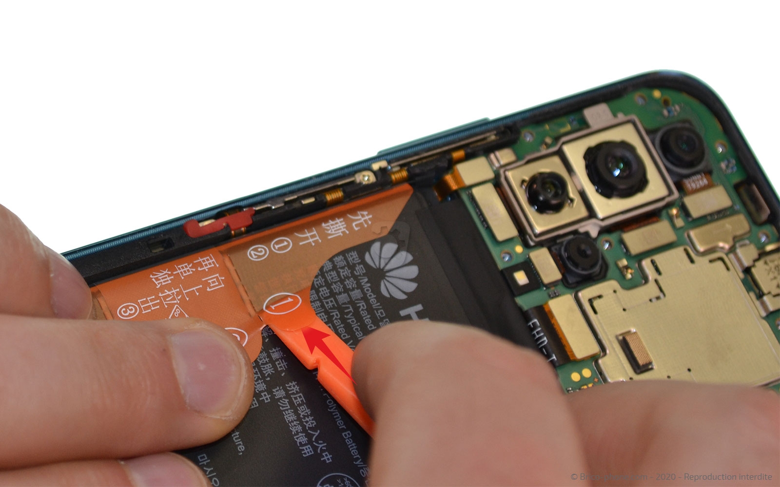Changement de batterie sur Honor 20 Pro photo 1