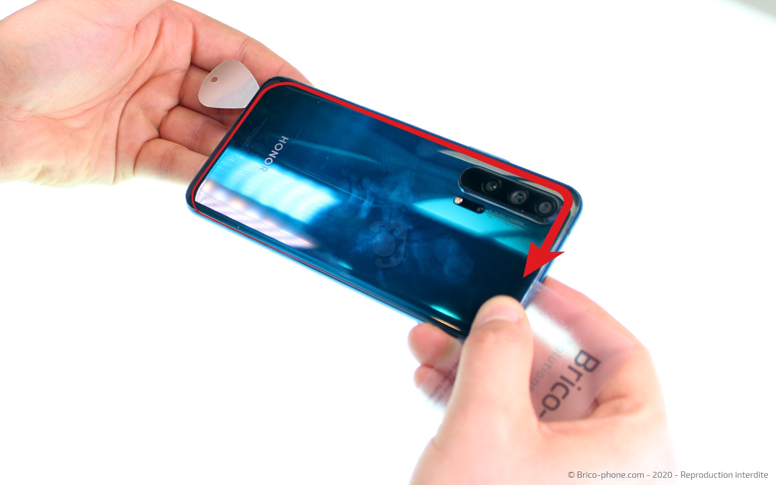 Changement du connecteur de charge sur Honor 20 Pro photo 3