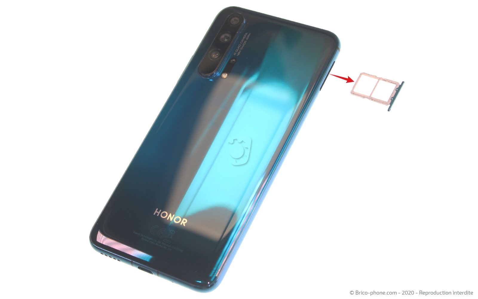 Changement du connecteur de charge sur Honor 20 Pro photo 4