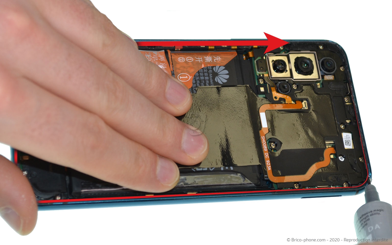 Changement du connecteur de charge sur Honor 20 Pro photo 1