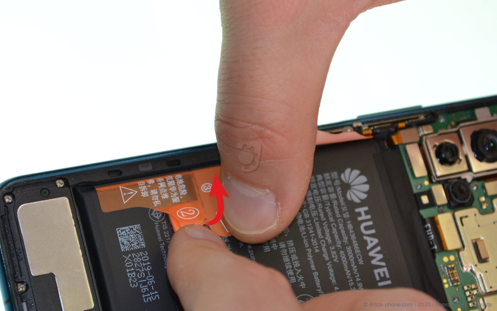 Changement d'écran (vitre + LCD) sur Honor 20 Pro photo 2