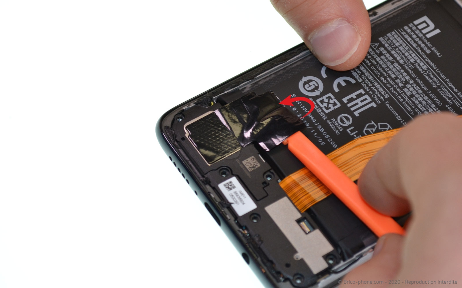 Changement du connecteur de charge sur Redmi Note 8 Pro photo 2