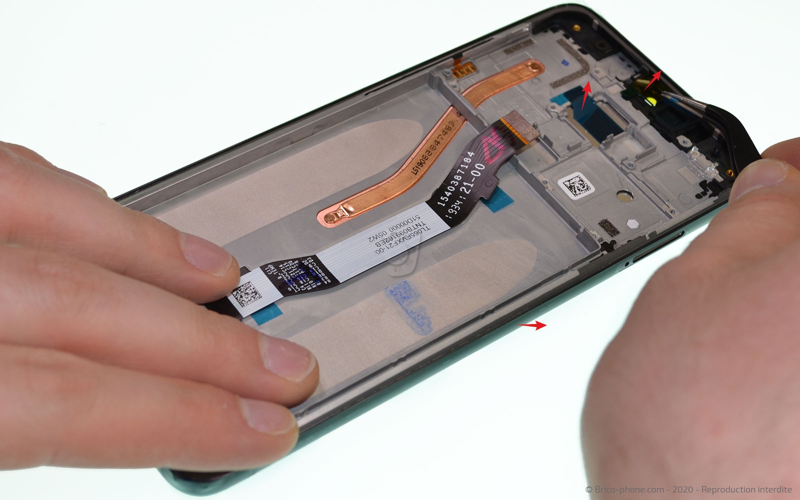 Changement du bloc écran  sur Redmi Note 8 Pro photo 1