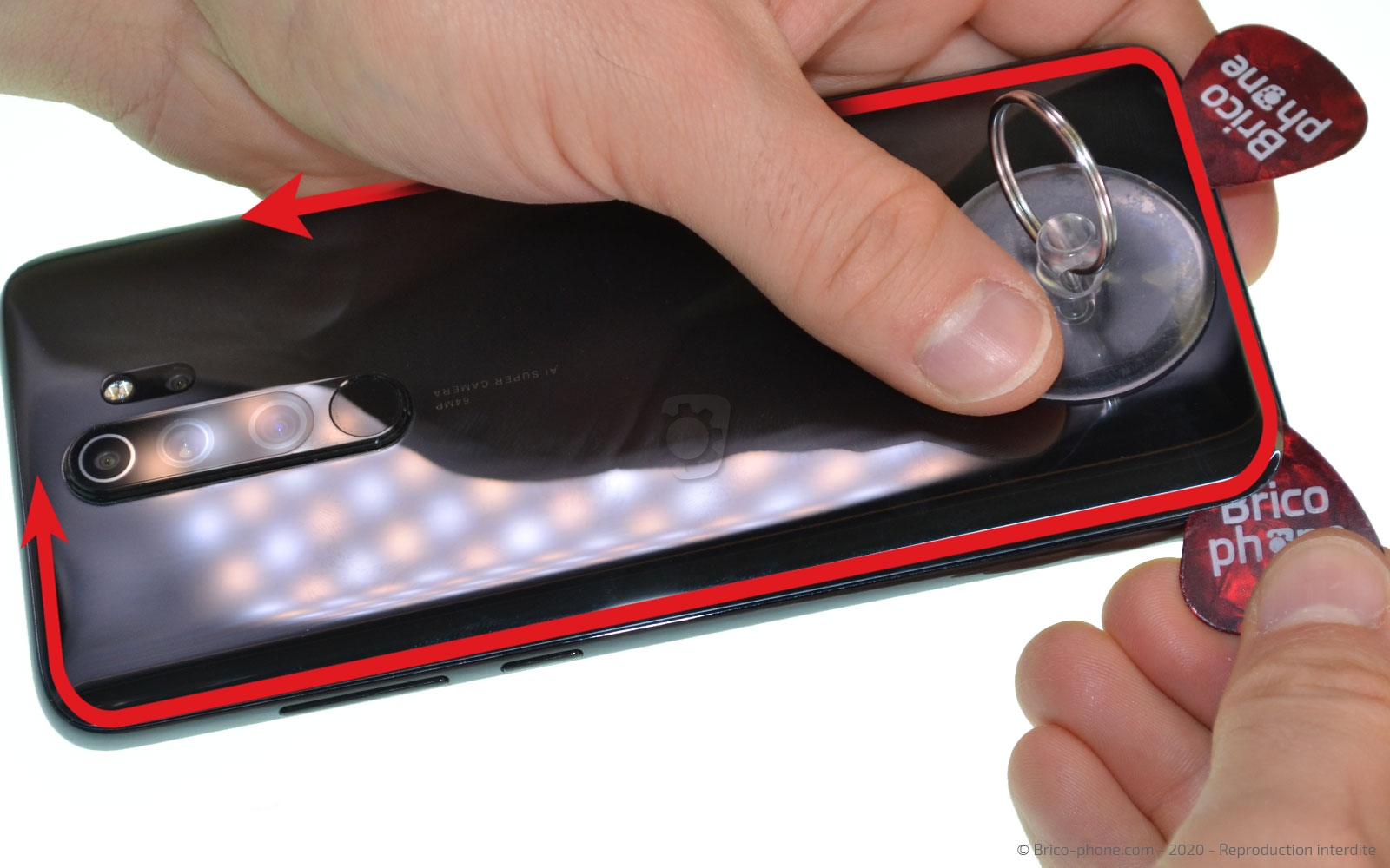 Changement du bloc écran  sur Redmi Note 8 Pro photo 3