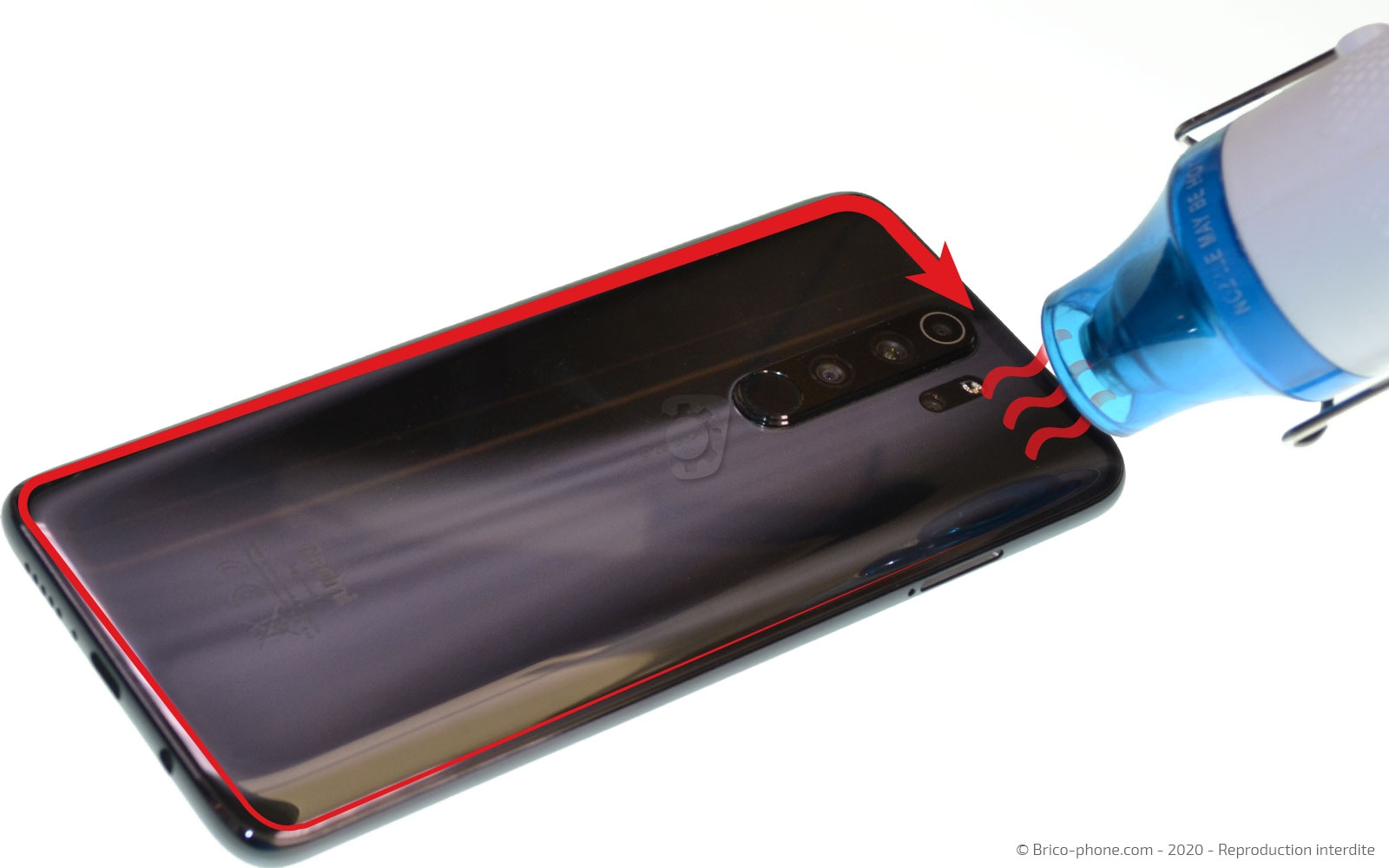 Changement du bloc écran  sur Redmi Note 8 Pro photo 2