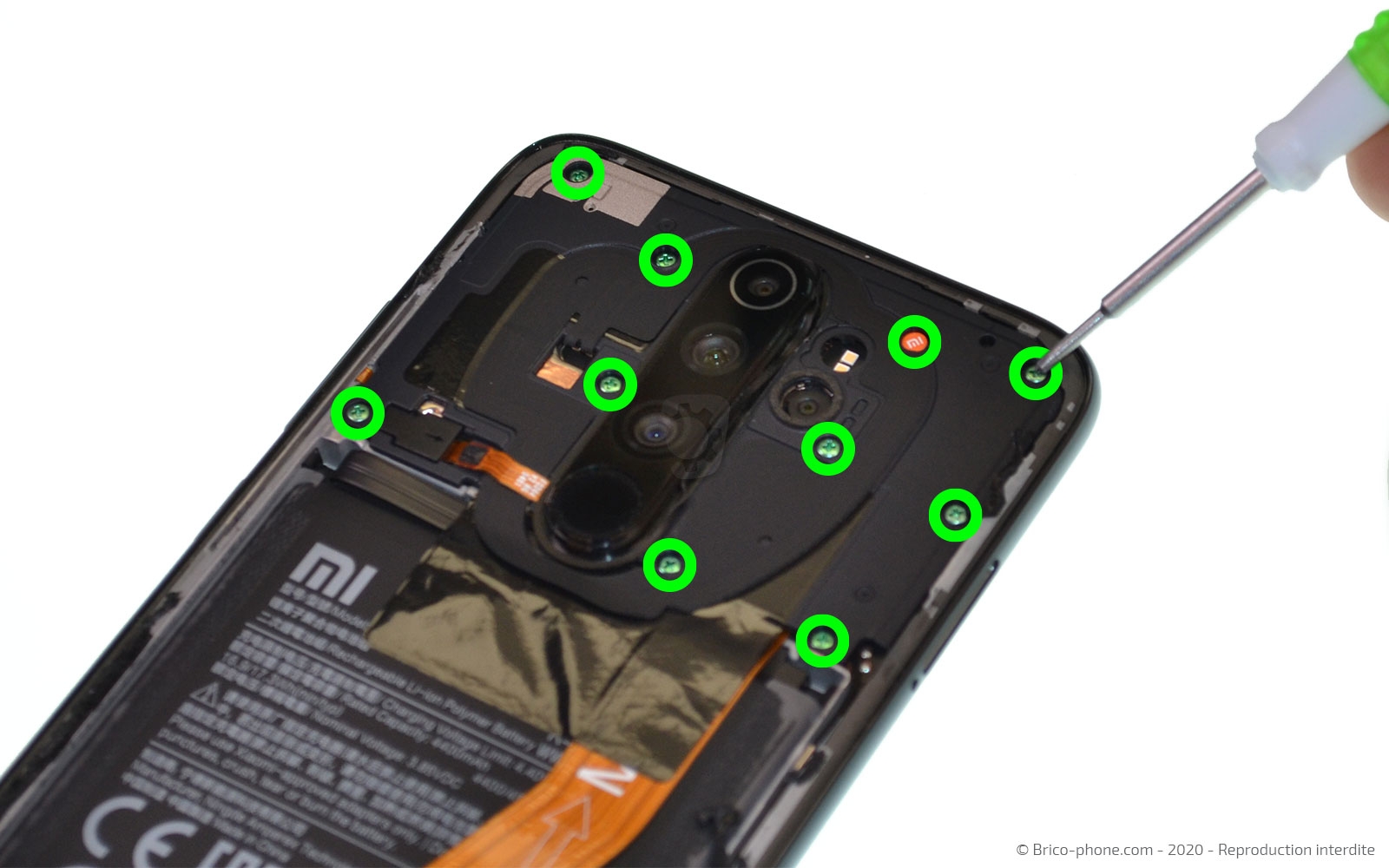 Changement du bloc écran  sur Redmi Note 8 Pro photo 1