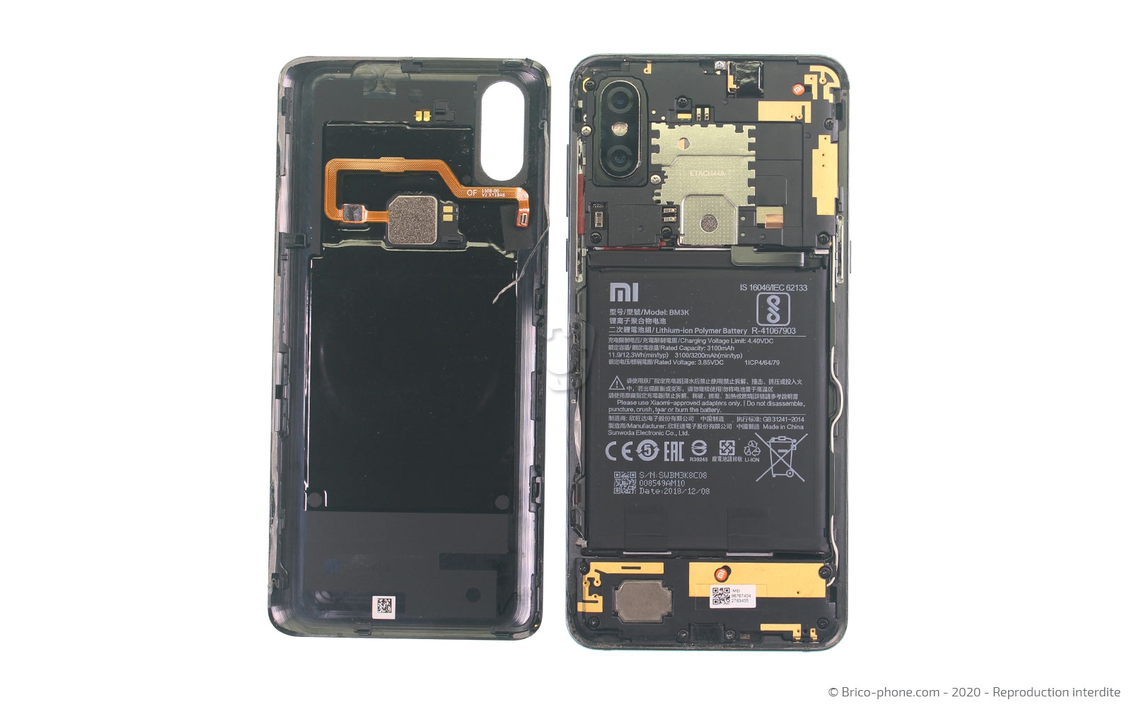 Changement du connecteur de charge sur Mi Mix 3 photo 4