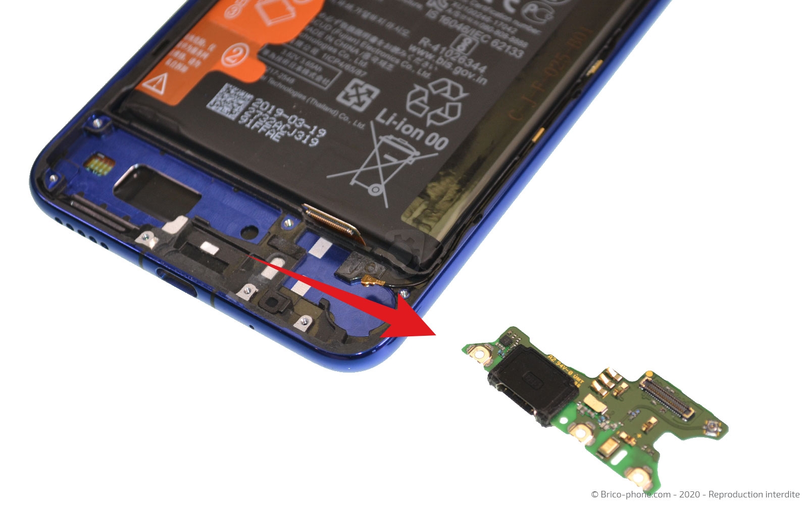 Démontage complet sur Honor 20 photo 4