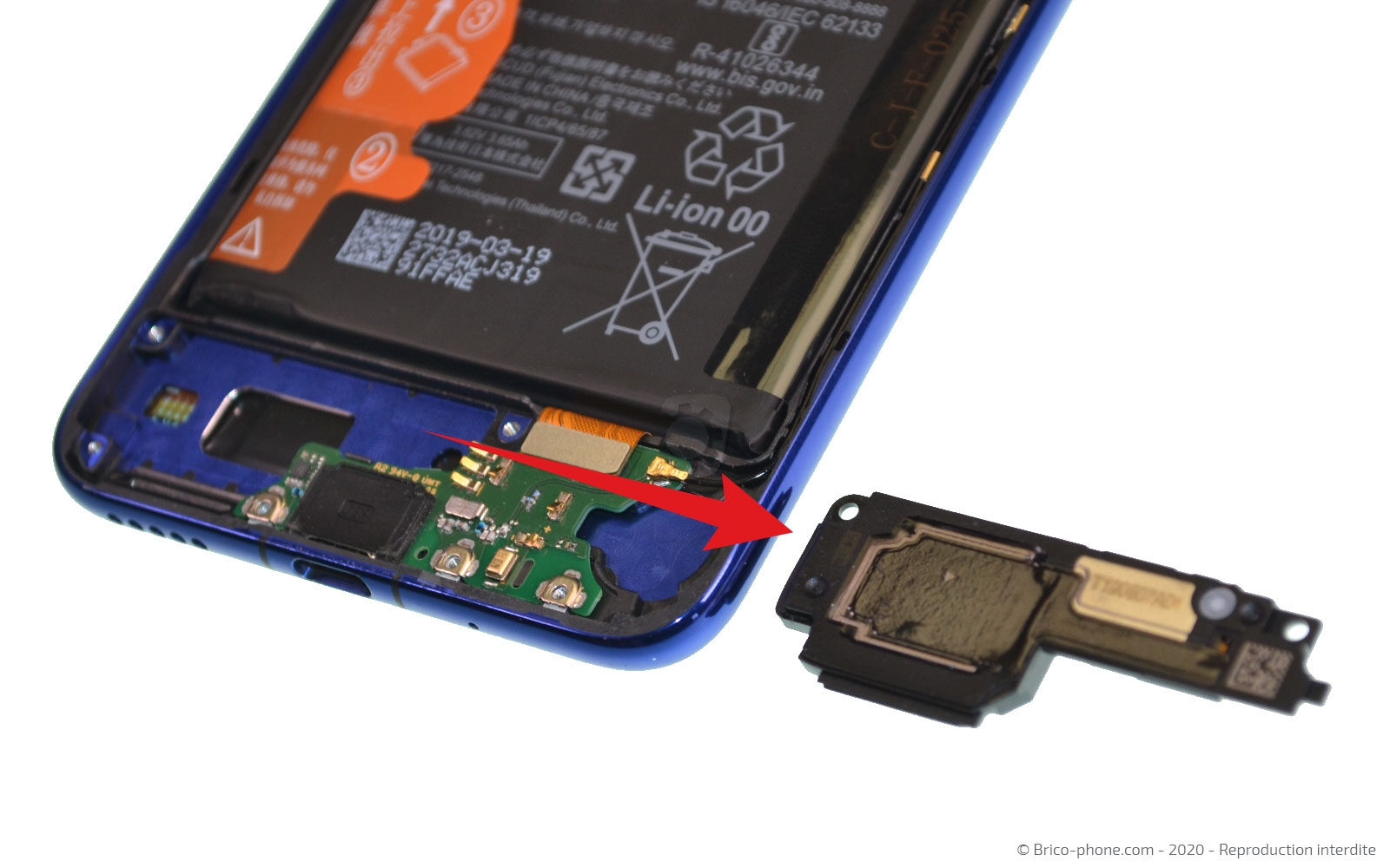 Démontage complet sur Honor 20 photo 2