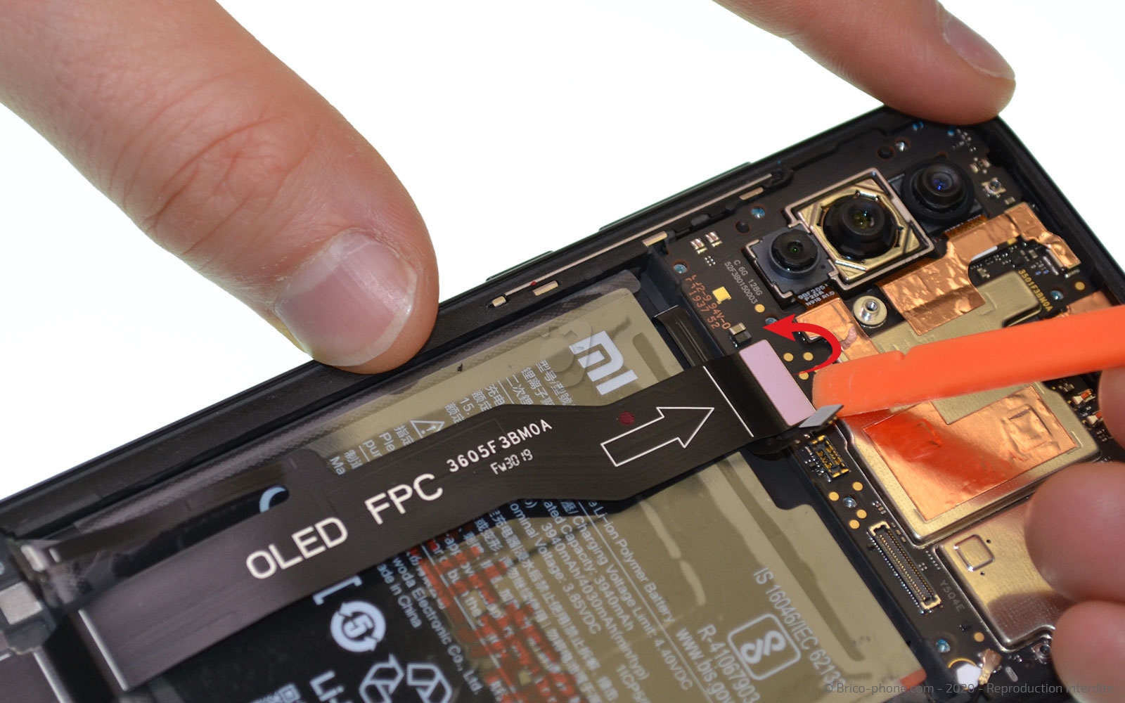 Changement de la batterie sur Mi 9 Lite photo 2