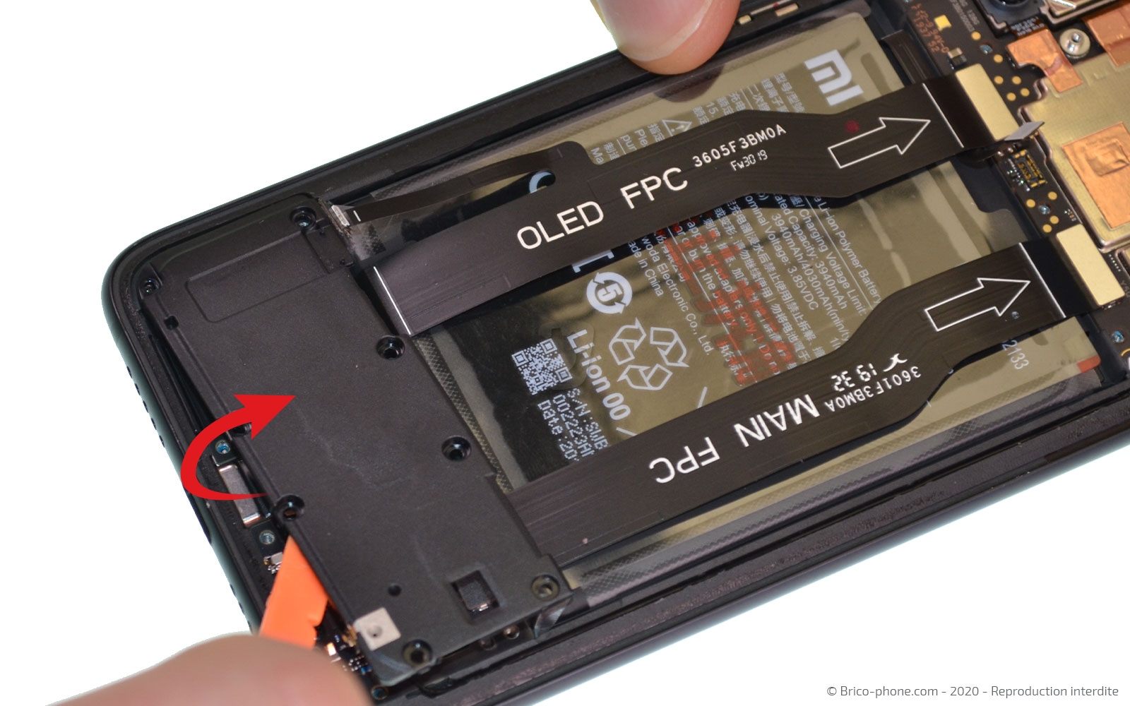 Changement de la batterie sur Mi 9 Lite photo 2