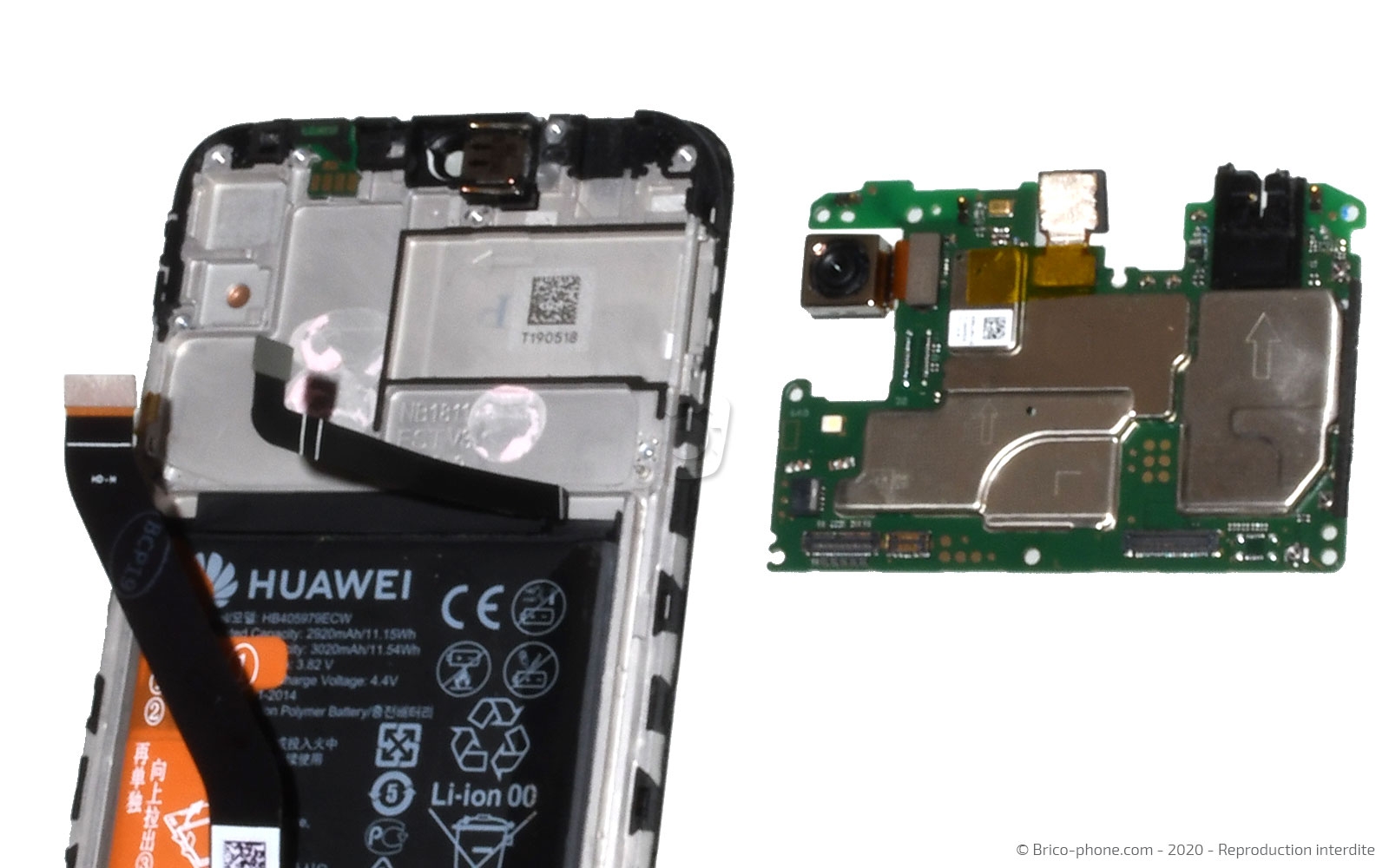 Démontage complet sur Y6 2019 photo 2