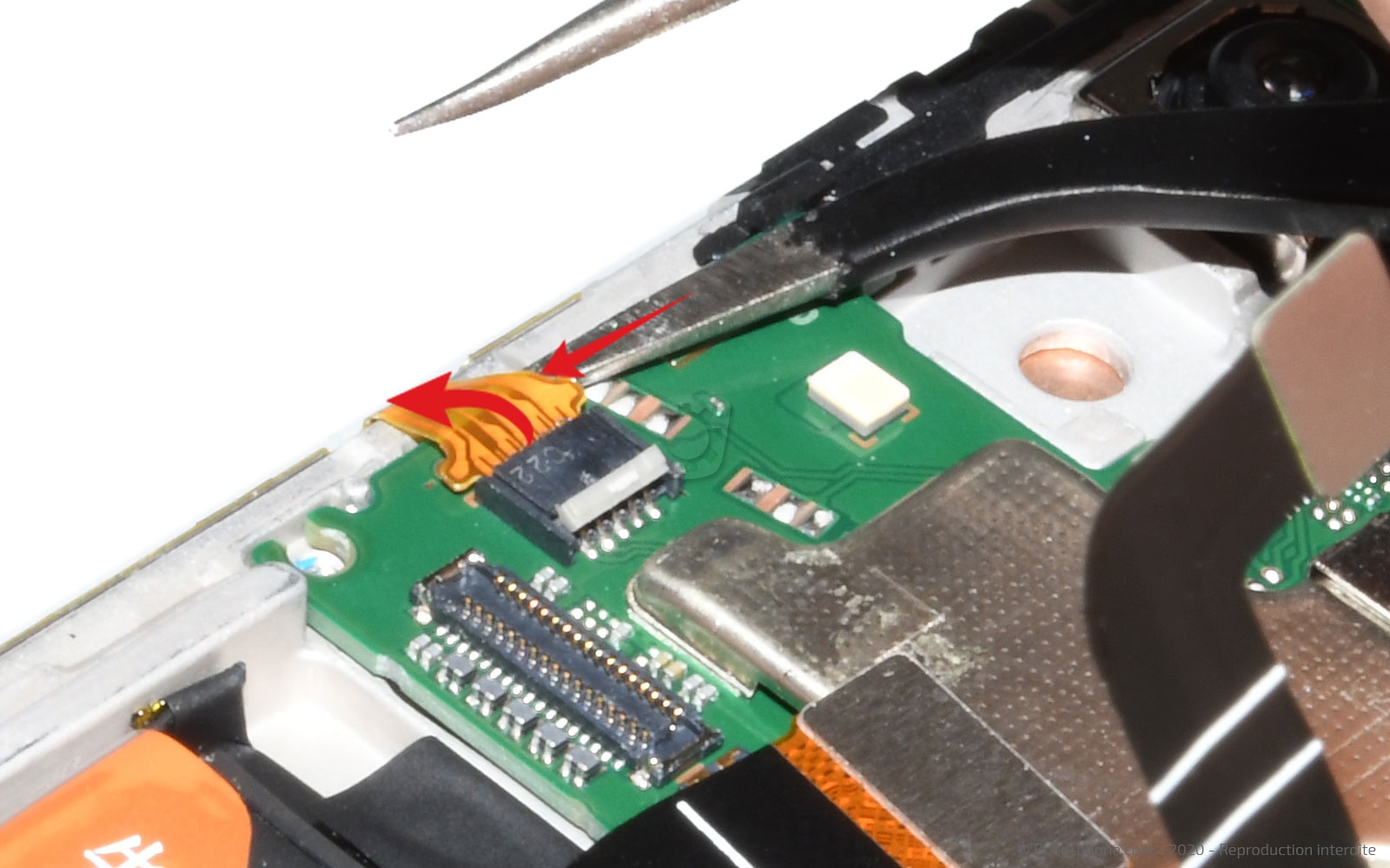 Changement de bloc écran avec batterie sur Y6 2019 photo 2