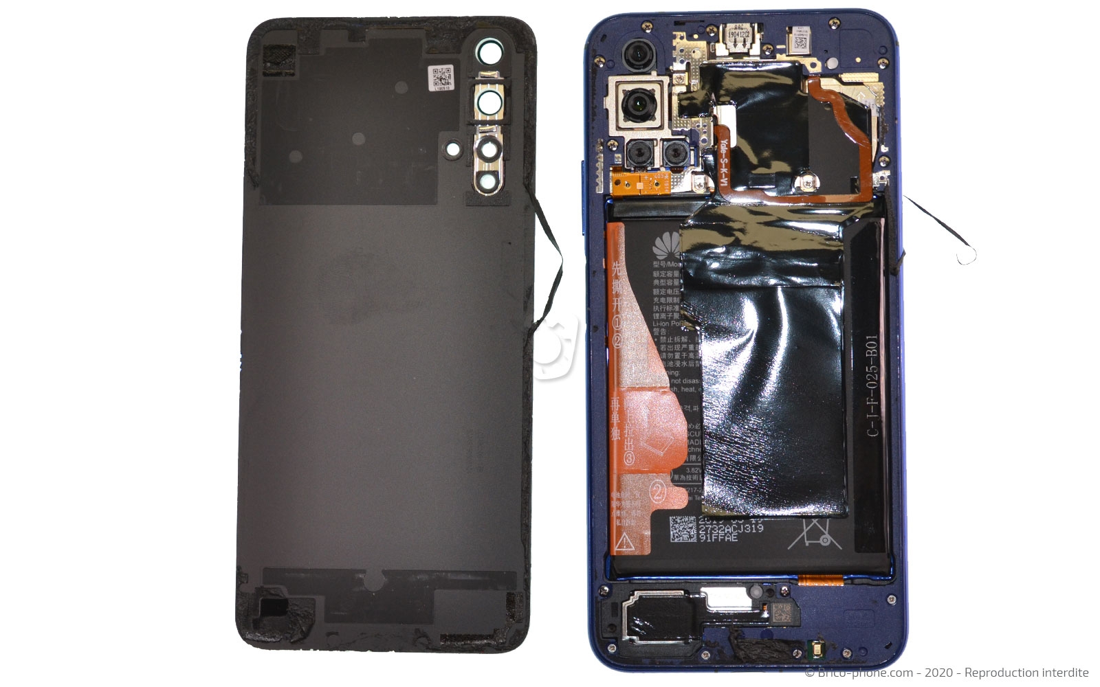 Changement d'écran (vitre + LCD) sur Honor 20 photo 3