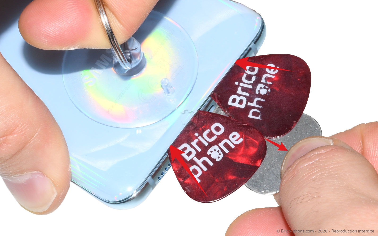 Changement de vitre arrière sur Galaxy S20 photo 2