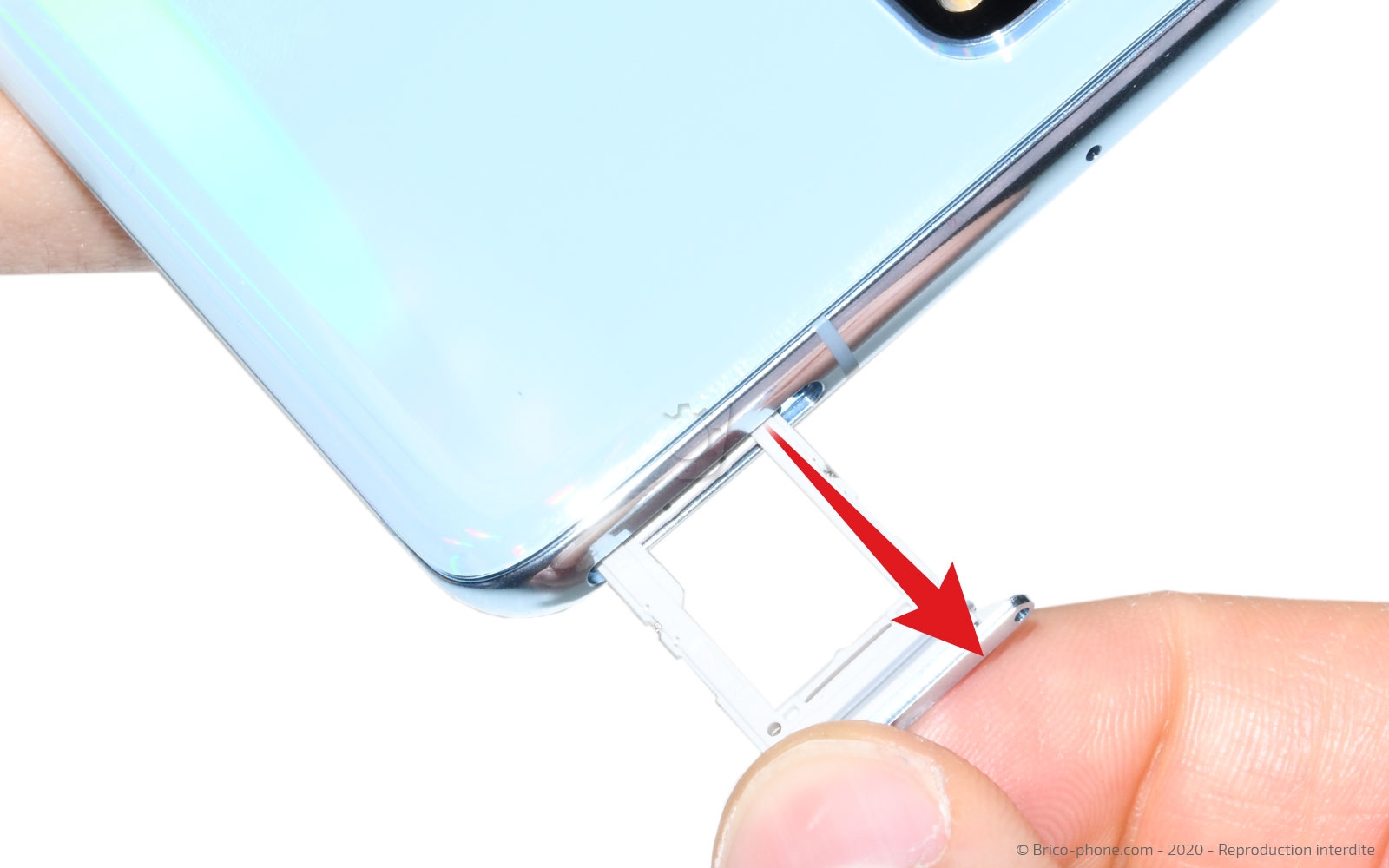 Changement de vitre arrière sur Galaxy S20 photo 2