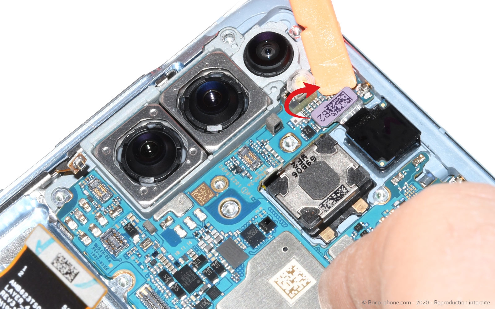 Changement du bloc écran  sur Galaxy S20 photo 3